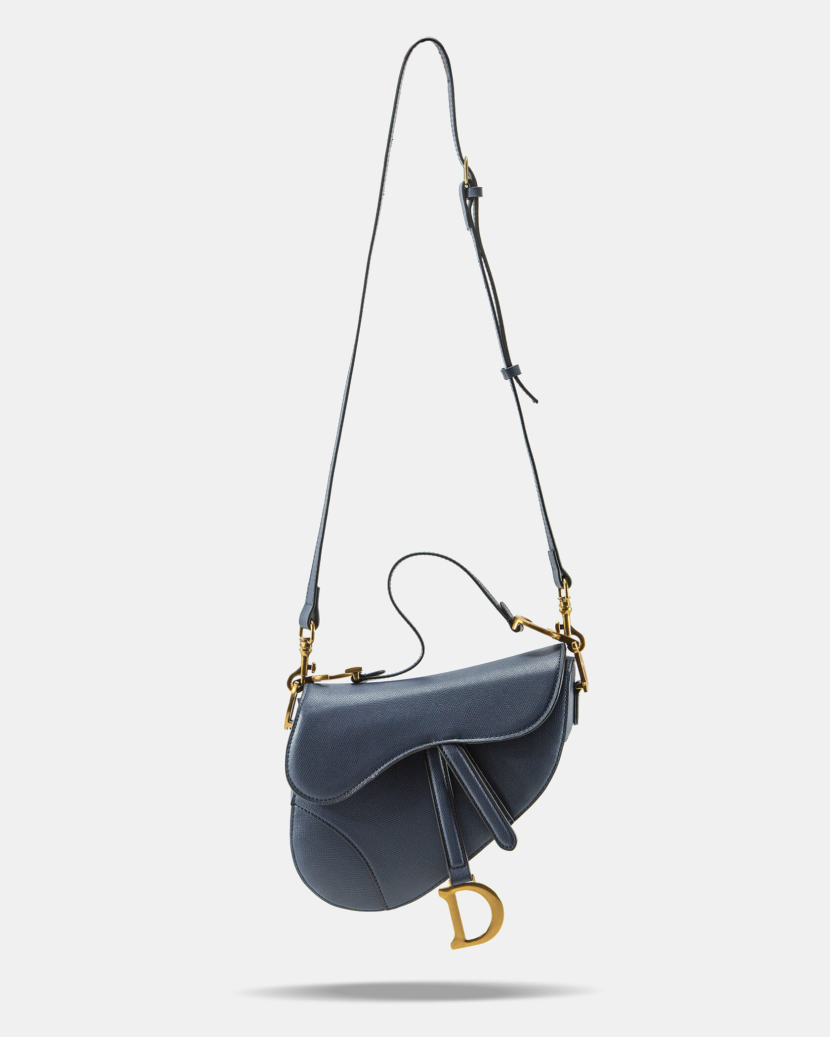 Christian Dior Saddle Bag With Strap Blue - 4