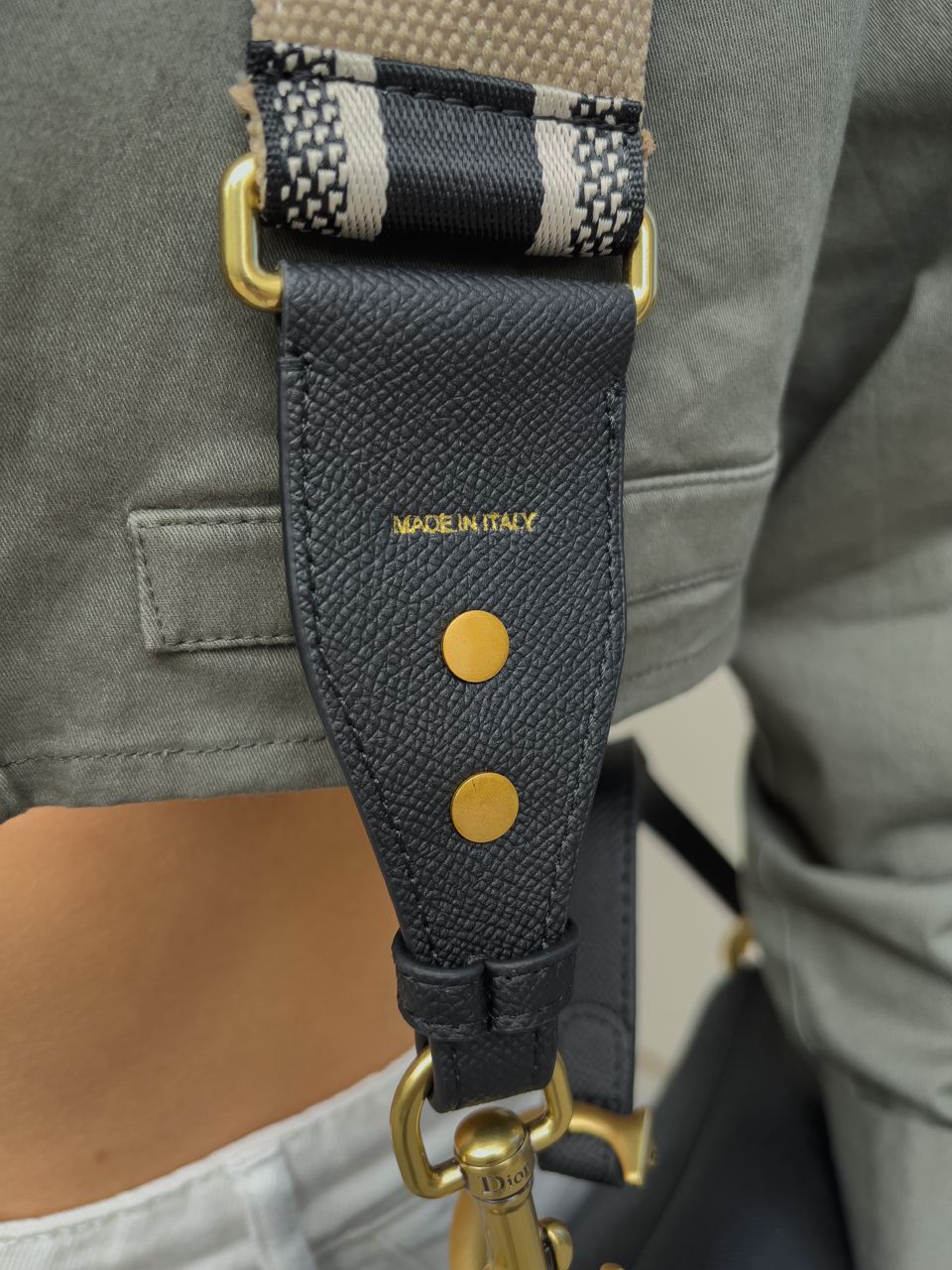 Christian Dior Saddle Calfskin Bag - 22