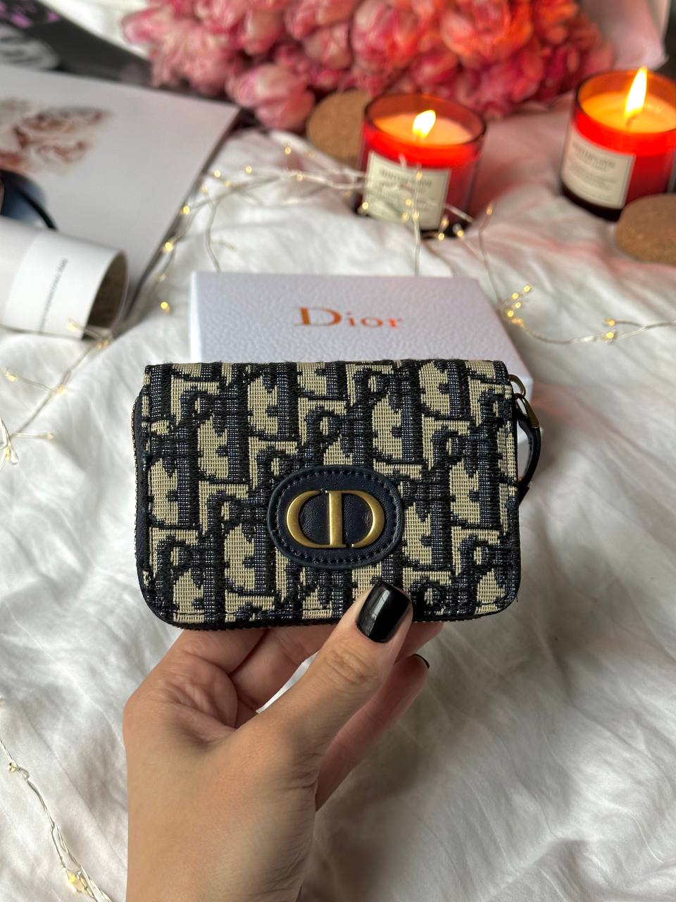 Christian Dior Small 30 Montaigne Wallet Voyageur Coin Purse