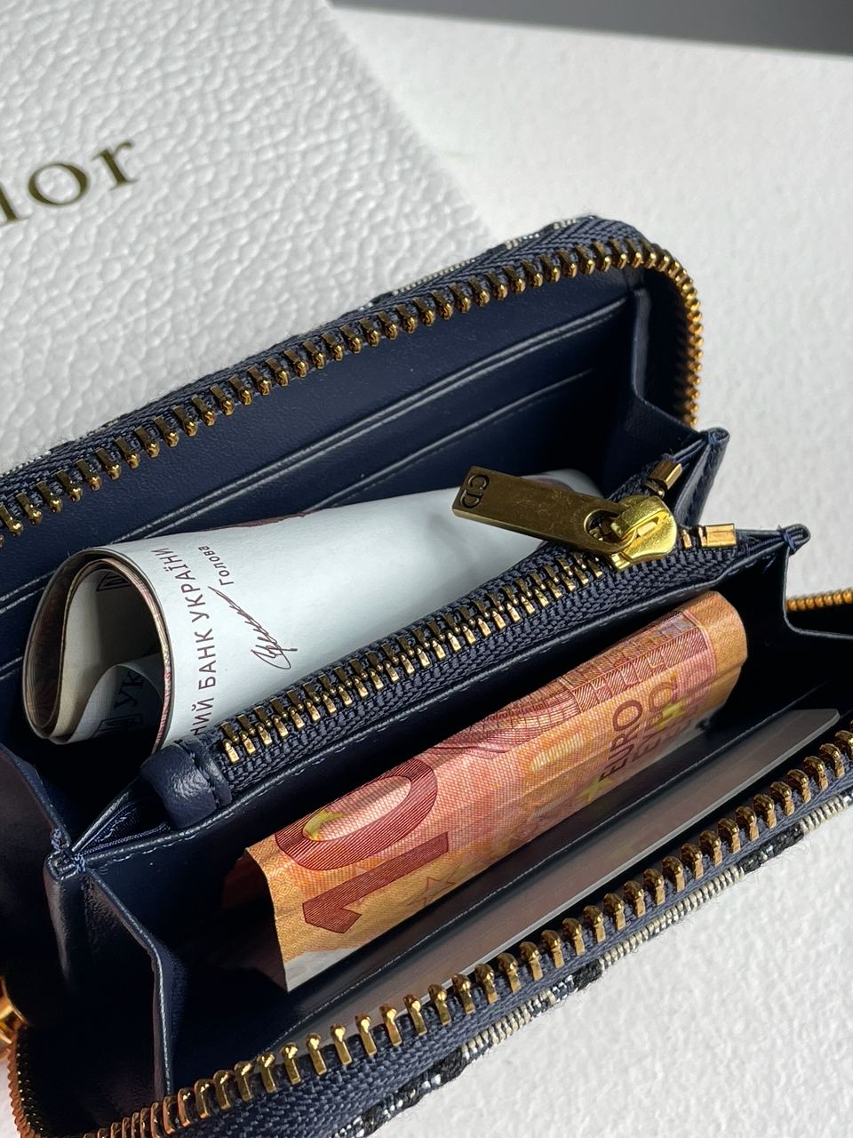 Christian Dior Small 30 Montaigne Wallet Voyageur Coin Purse - 13