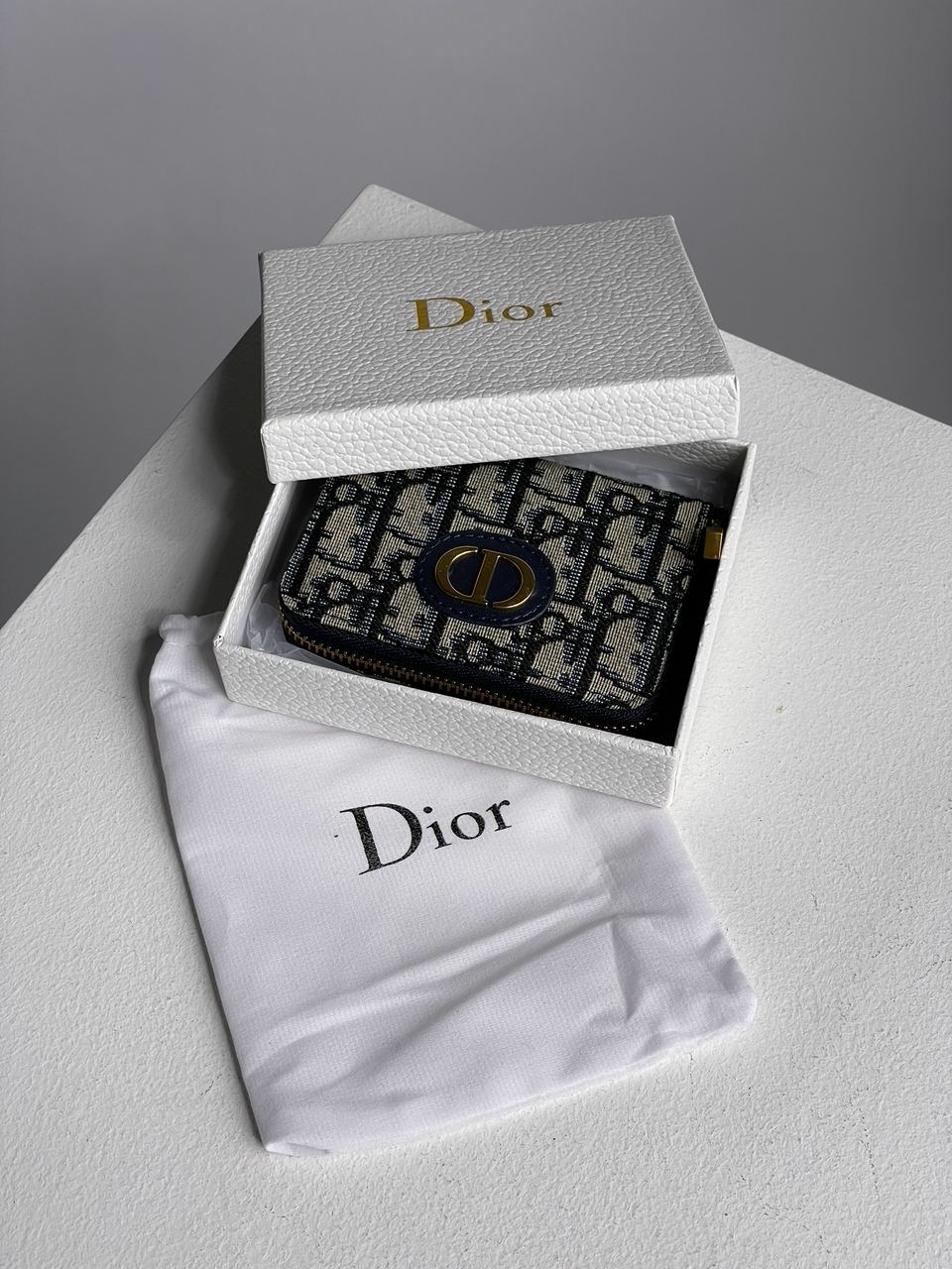 Christian Dior Small 30 Montaigne Wallet Voyageur Coin Purse - 3