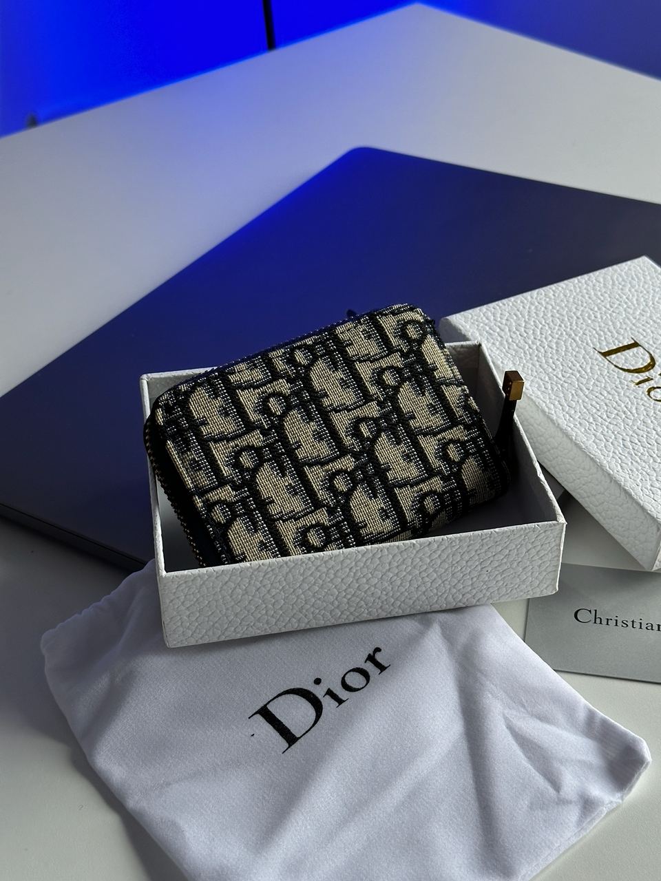 Christian Dior Small 30 Montaigne Wallet Voyageur Coin Purse - 6