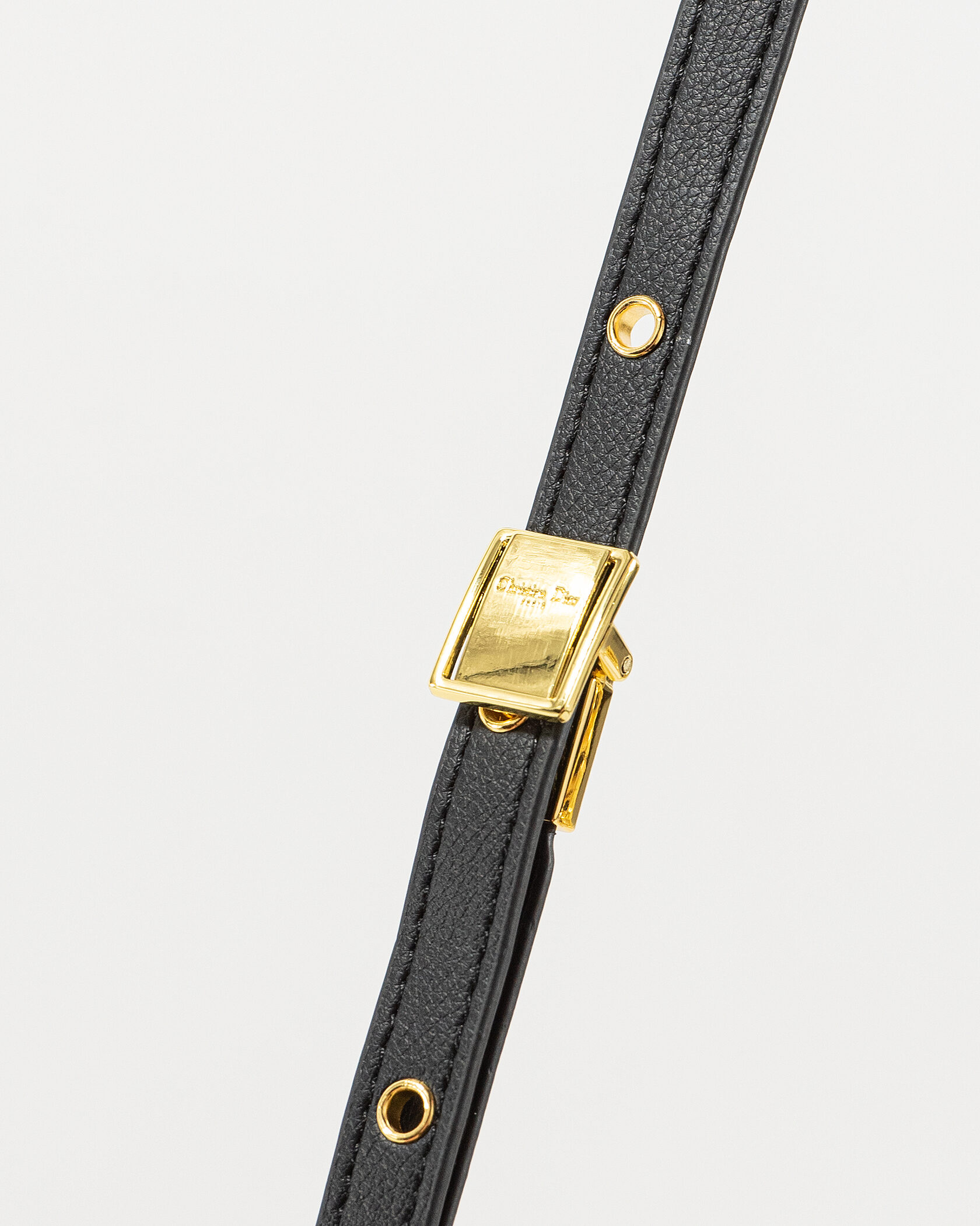 Christian Dior Small Dior Caro Bag Black Supple Cannage Calfski - 11