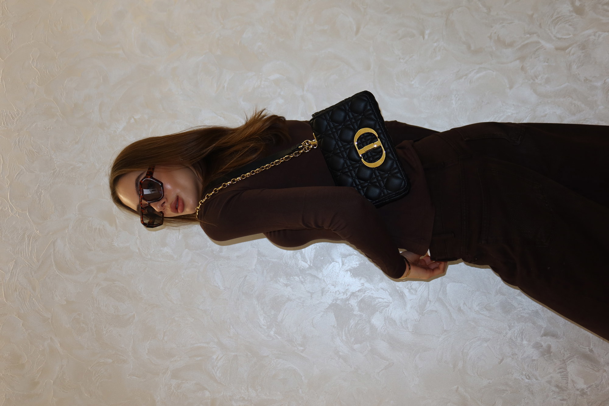 Christian Dior Small Dior Caro Bag Black [оригінальна коробка] - 12
