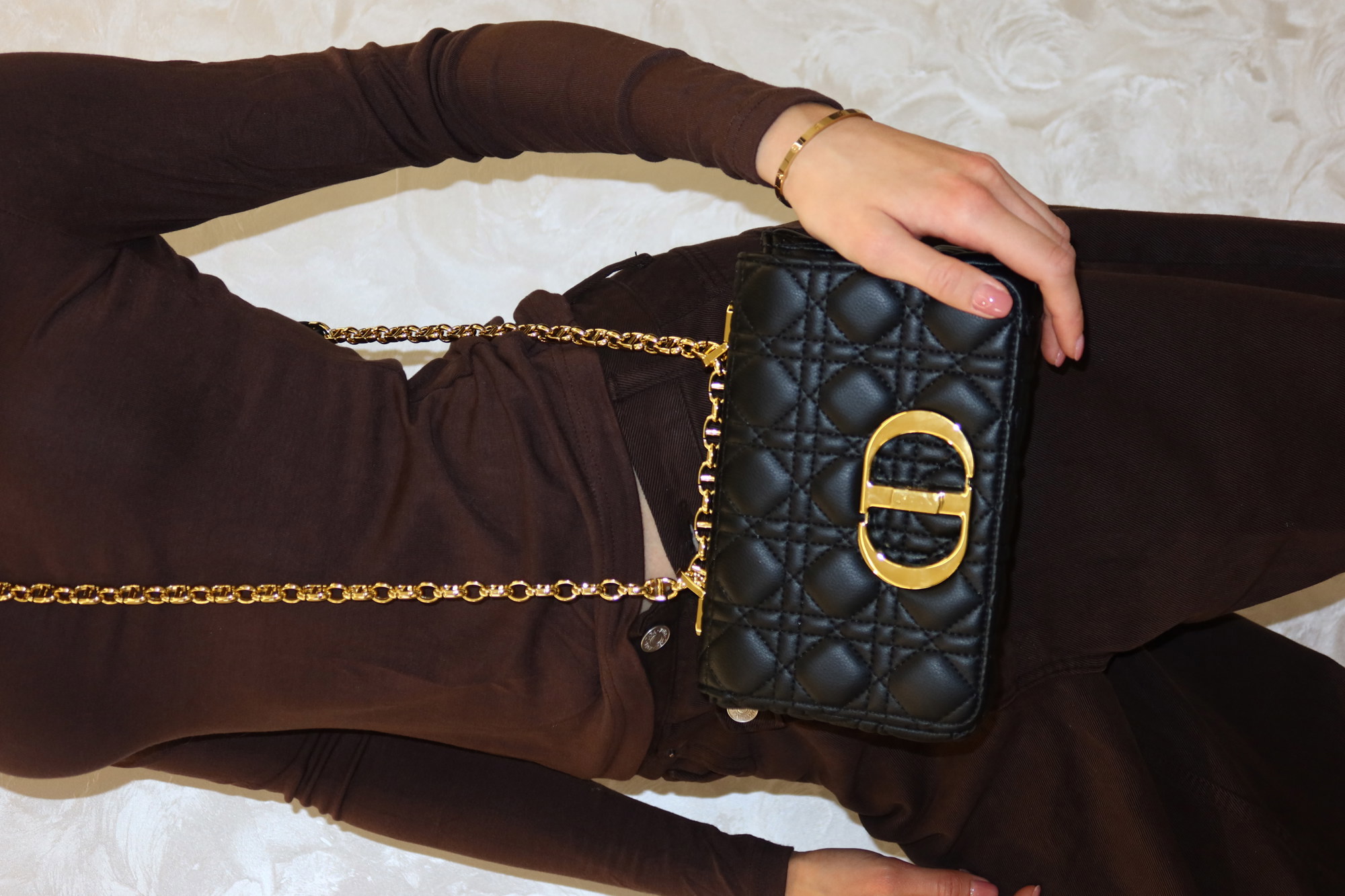Christian Dior Small Dior Caro Bag Black [оригінальна коробка] - 2