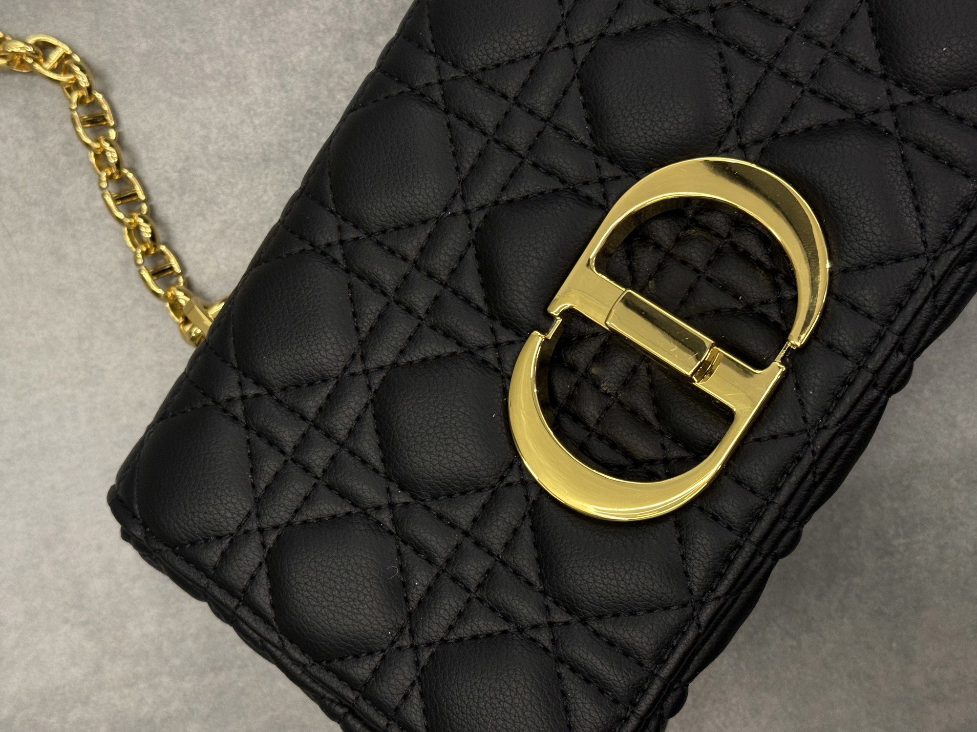 Christian Dior Small Dior Caro Bag Black [оригінальна коробка] - 9