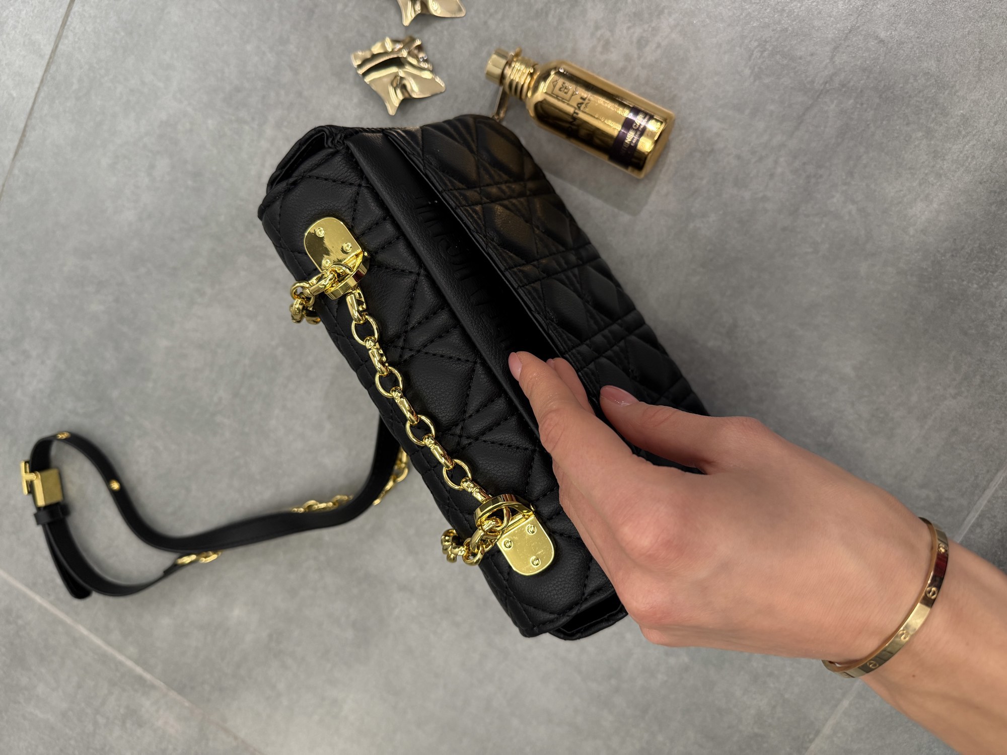 Christian Dior Small Dior Caro Bag Black [оригінальна коробка] - 3