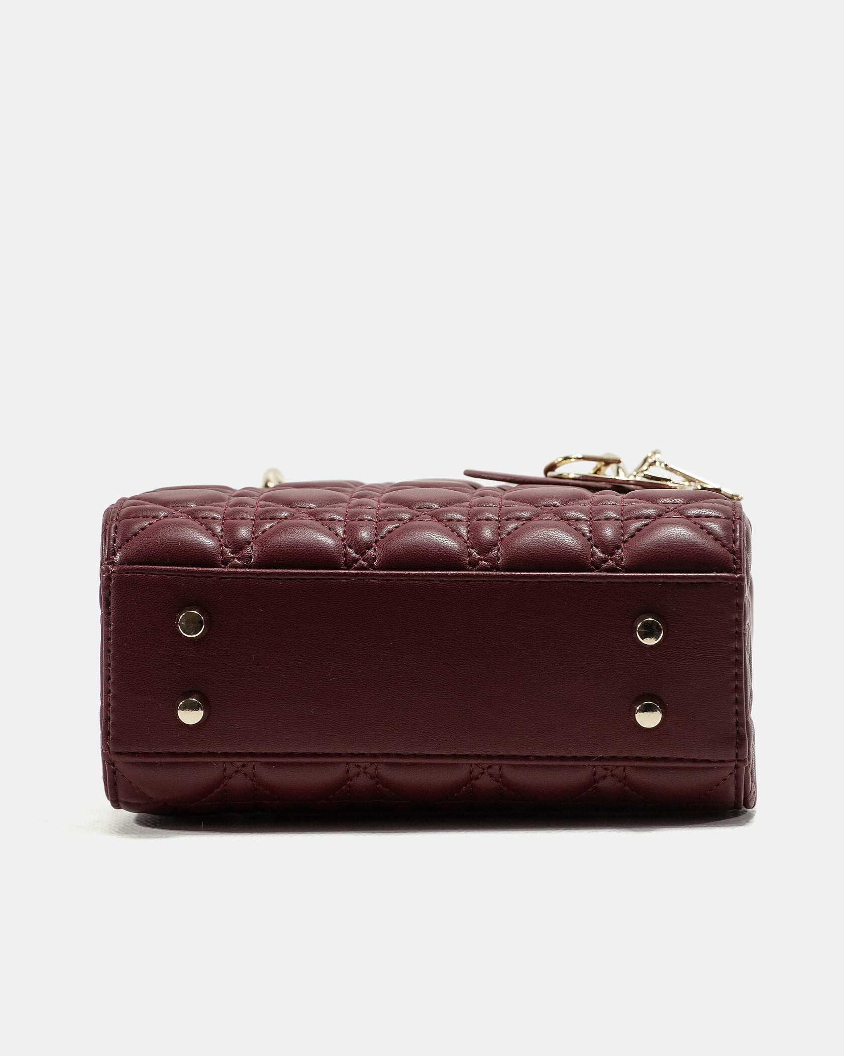 Christian Dior Small Lady Dior My ABCDIOR Bag Burgundy - 13