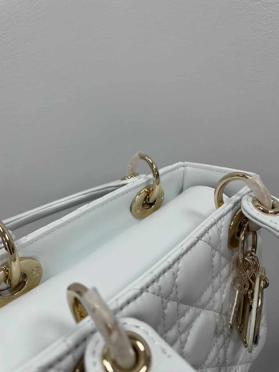 Christian Dior Small Lady Dior My ABCDIOR Bag White - 11