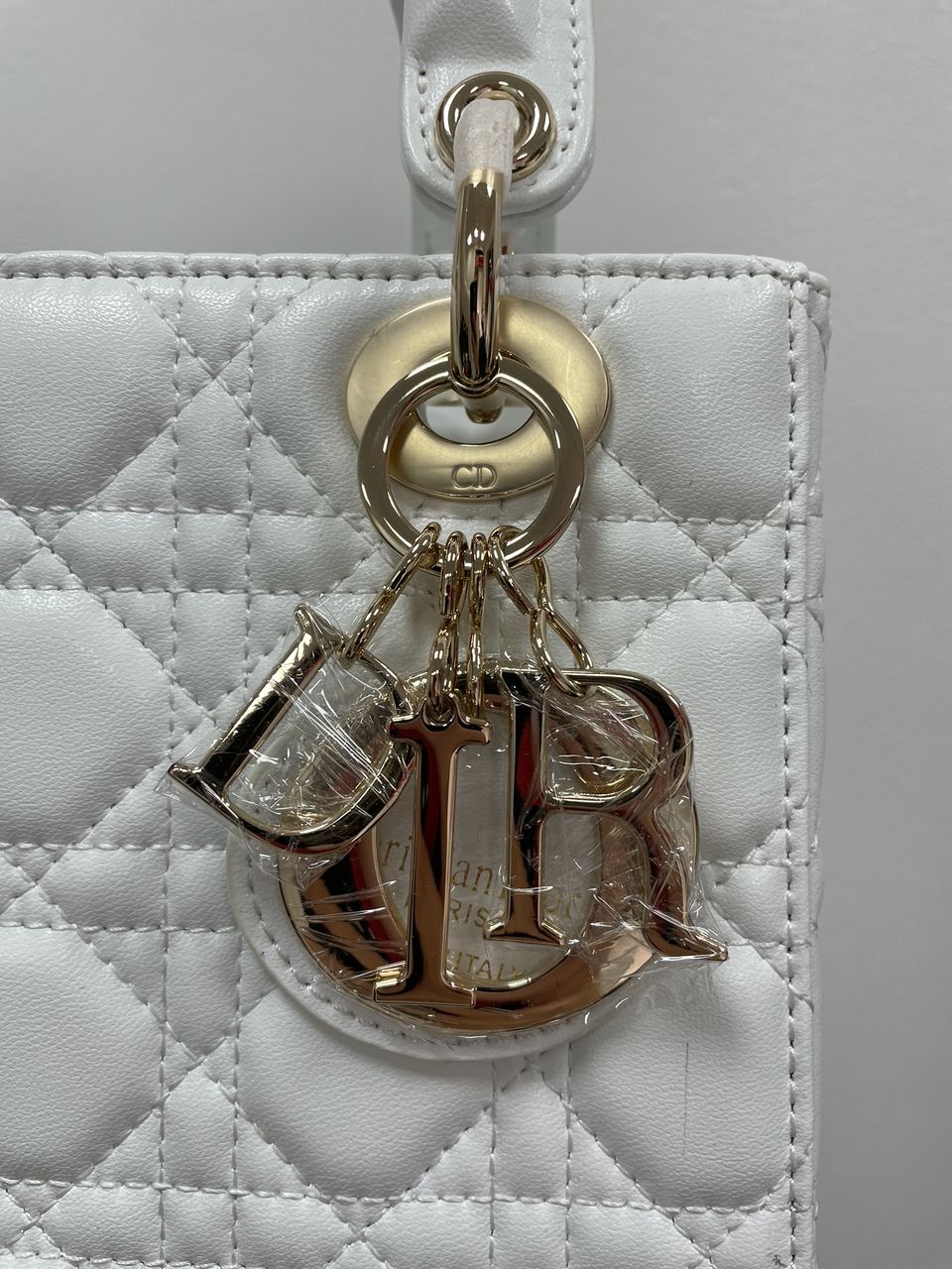 Christian Dior Small Lady Dior My ABCDIOR Bag White - 9