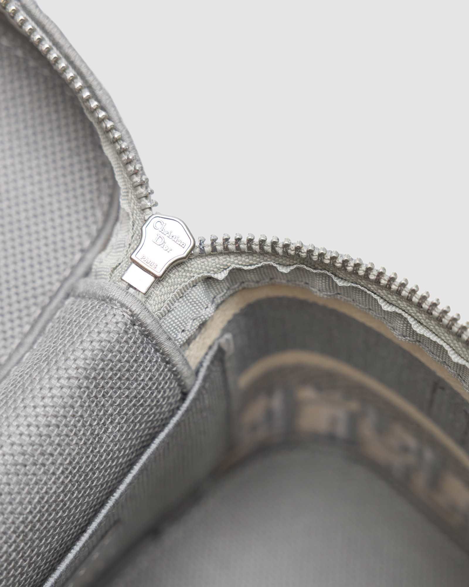 Christian Dior Travel Small Vanity Bag Grey - 6