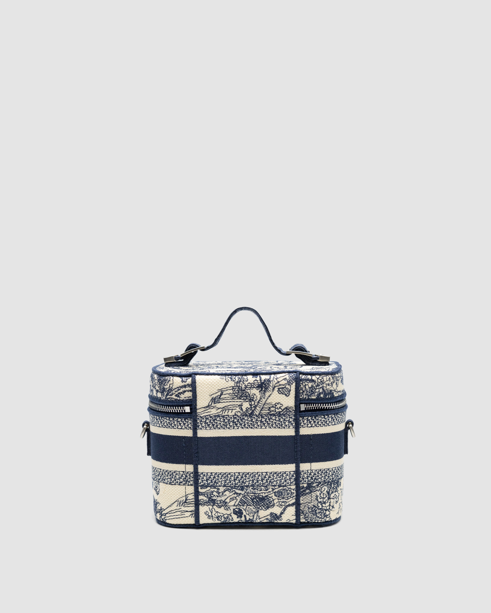 Christian Dior Travel Small Vanity Bag Navy Blue - 3