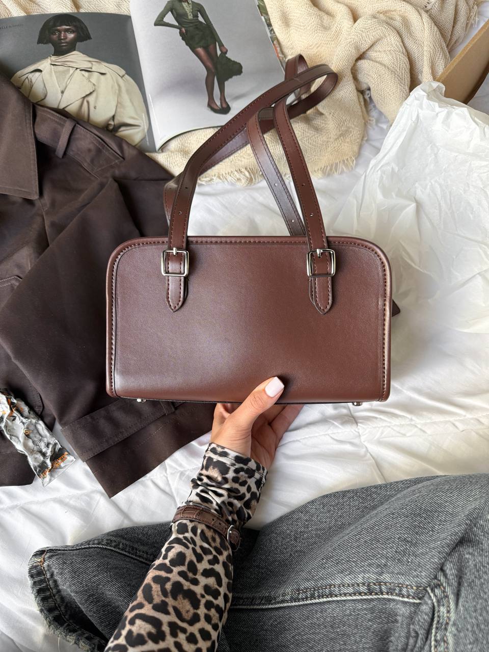 Coach 1941 Swing Zip Bag Brown - 2