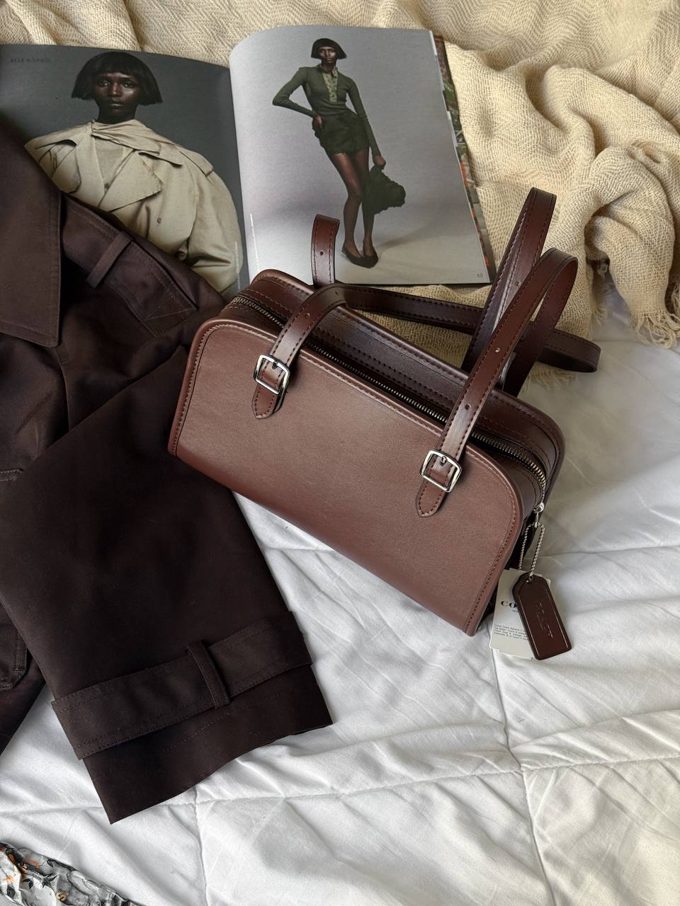 Coach 1941 Swing Zip Bag Brown - 4