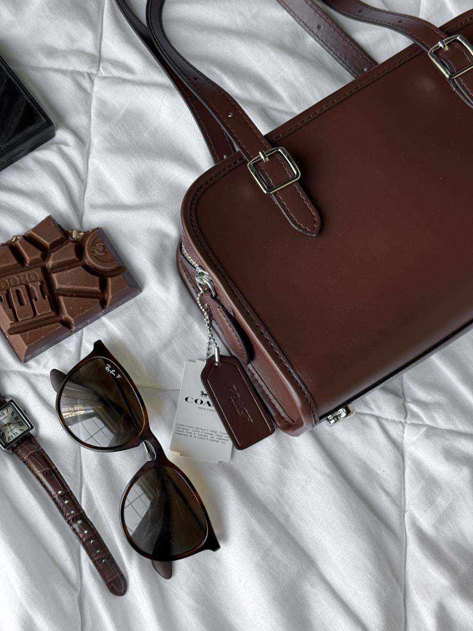 Coach 1941 Swing Zip Bag Brown - 8