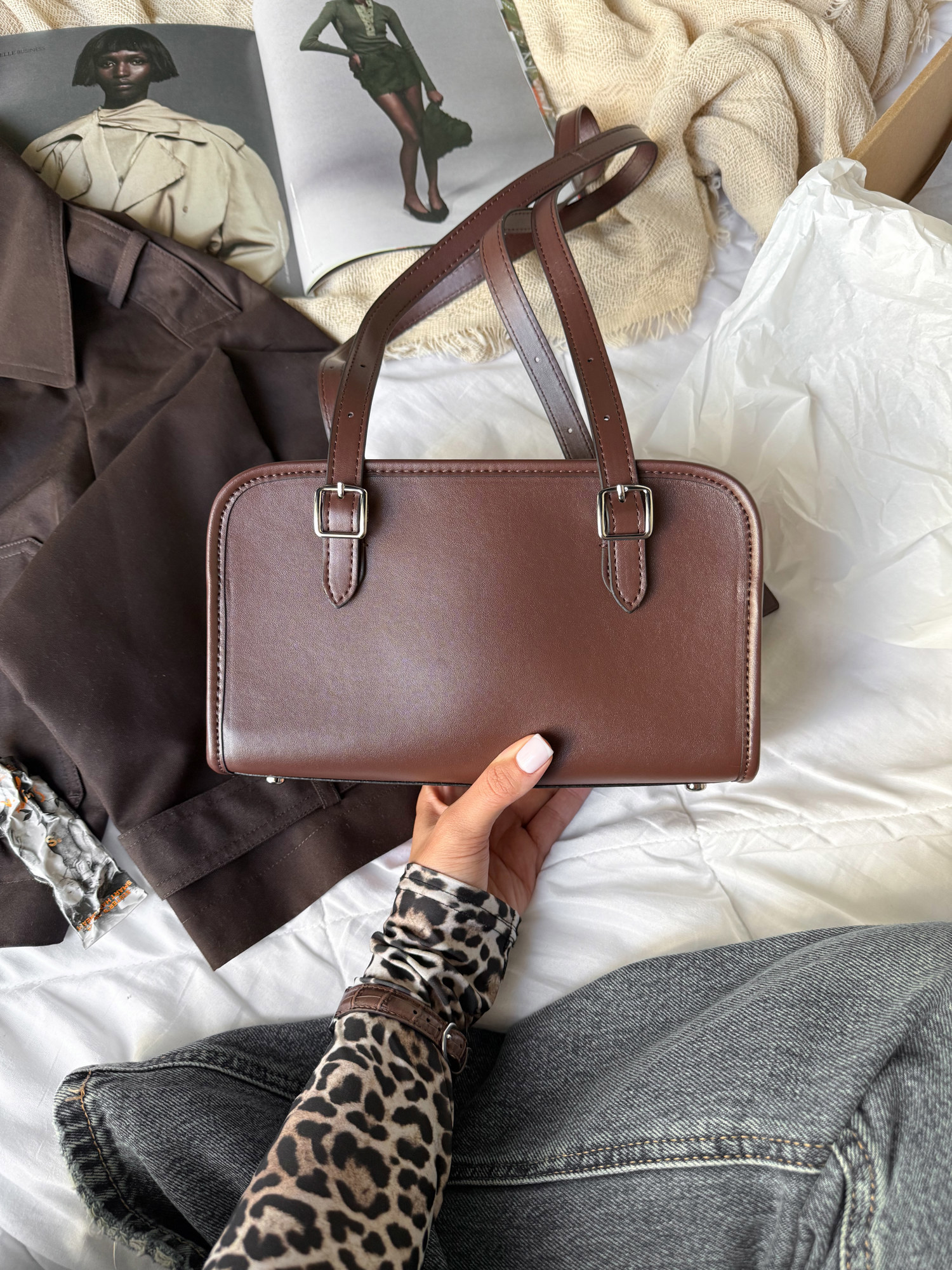 Coach 1941 Swing Zip Bag Brown [оригінальна коробка] - 7