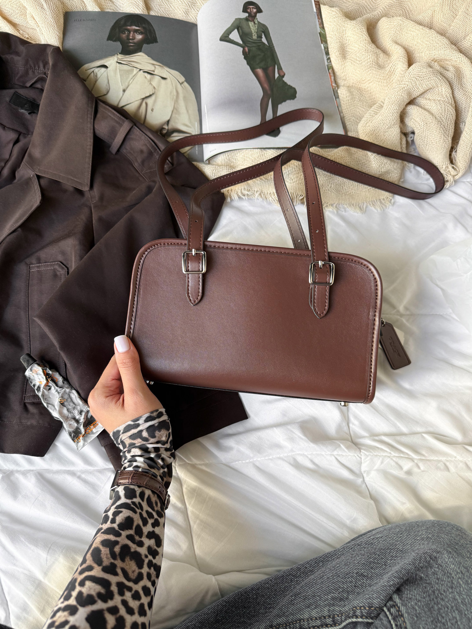 Coach 1941 Swing Zip Bag Brown [оригінальна коробка] - 6