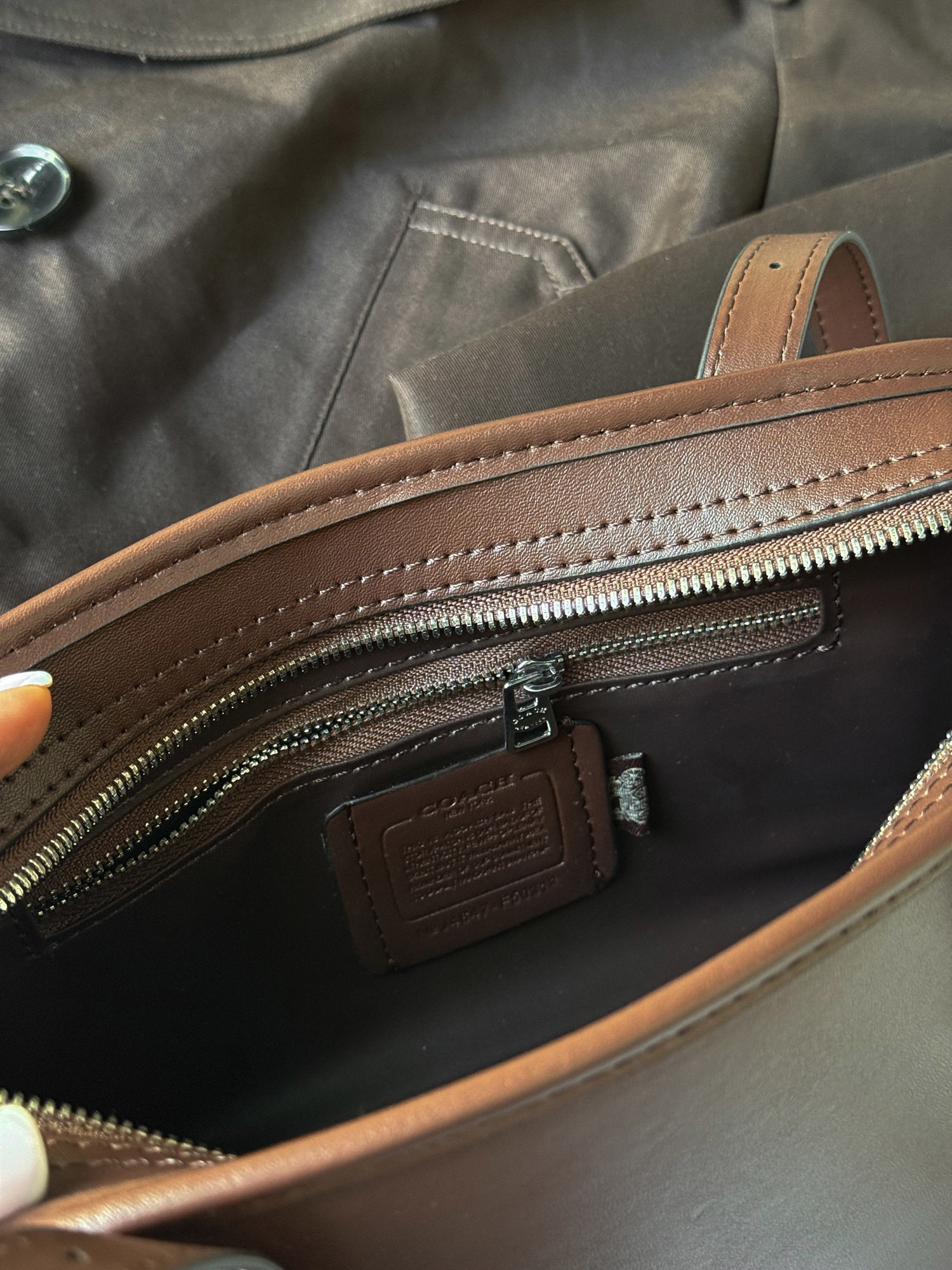Coach 1941 Swing Zip Bag Brown [оригінальна коробка] - 14
