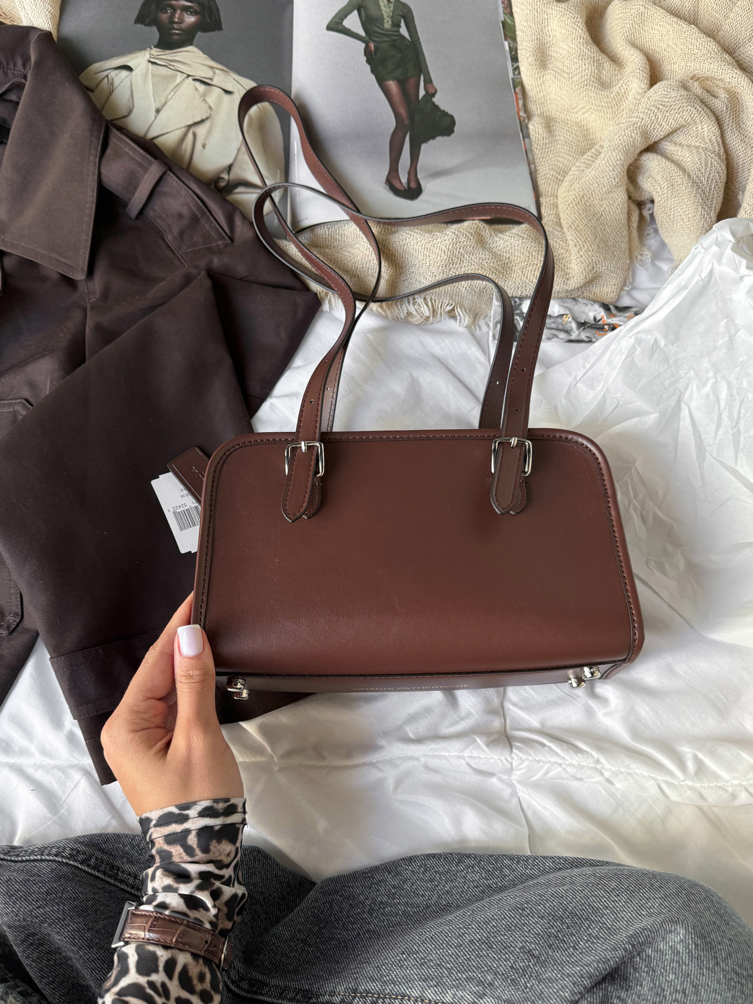 Coach 1941 Swing Zip Bag Brown [оригінальна коробка] - 9