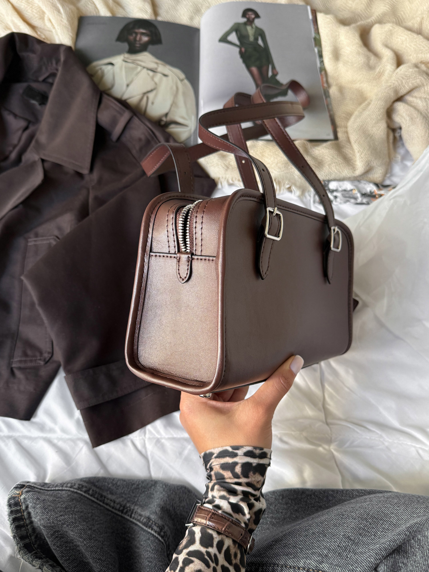 Coach 1941 Swing Zip Bag Brown [оригінальна коробка] - 10