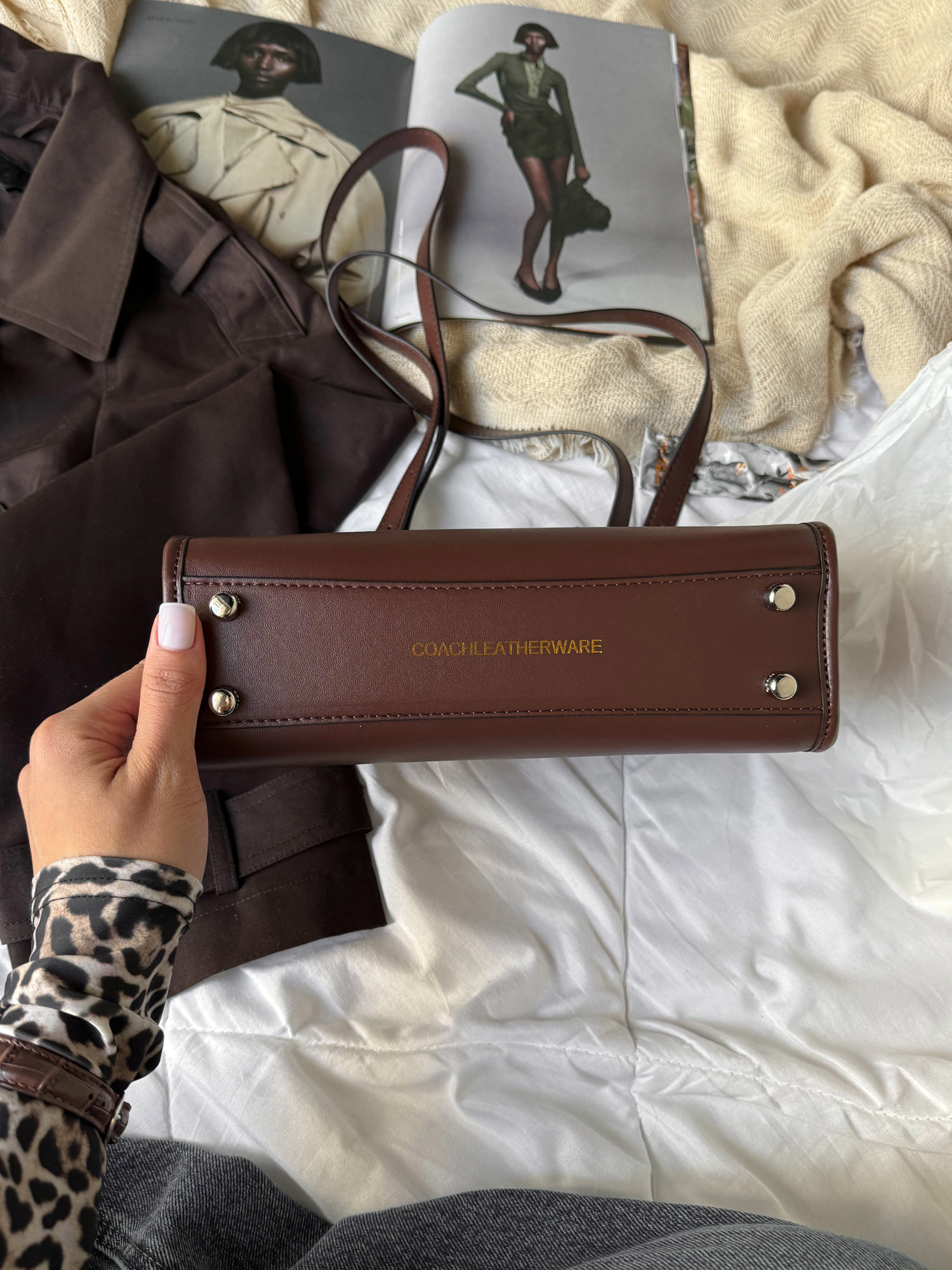 Coach 1941 Swing Zip Bag Brown [оригінальна коробка] - 12