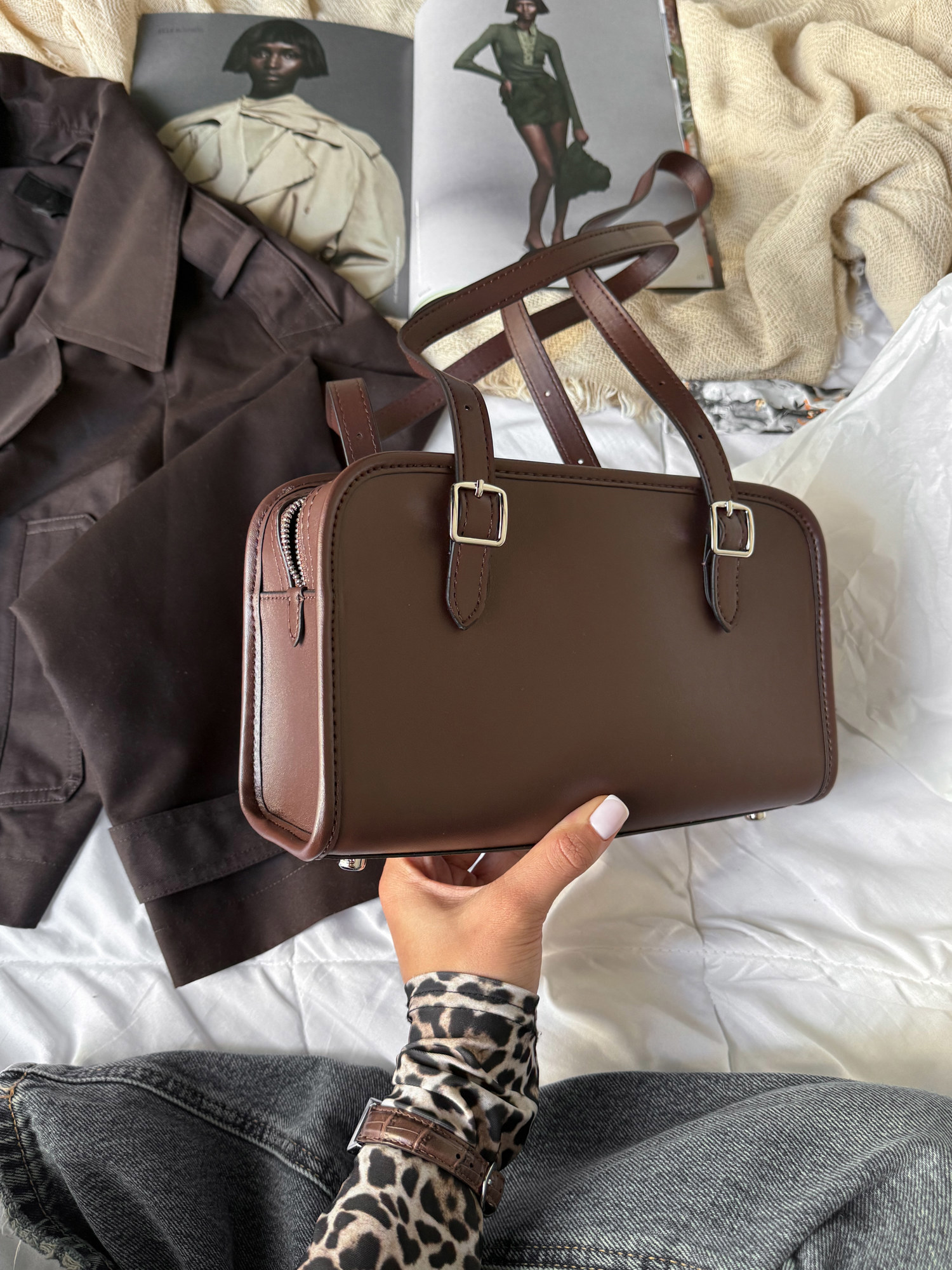 Coach 1941 Swing Zip Bag Brown [оригінальна коробка] - 11