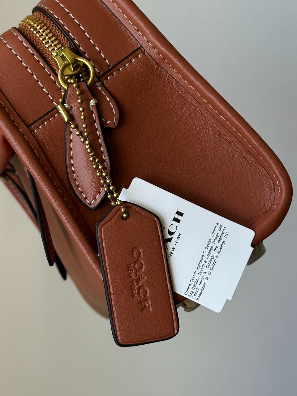 Coach 1941 Swing Zip Bag Brown - 6