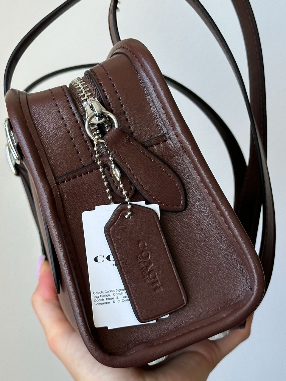 Coach 1941 Swing Zip Bag Chocolate - 6