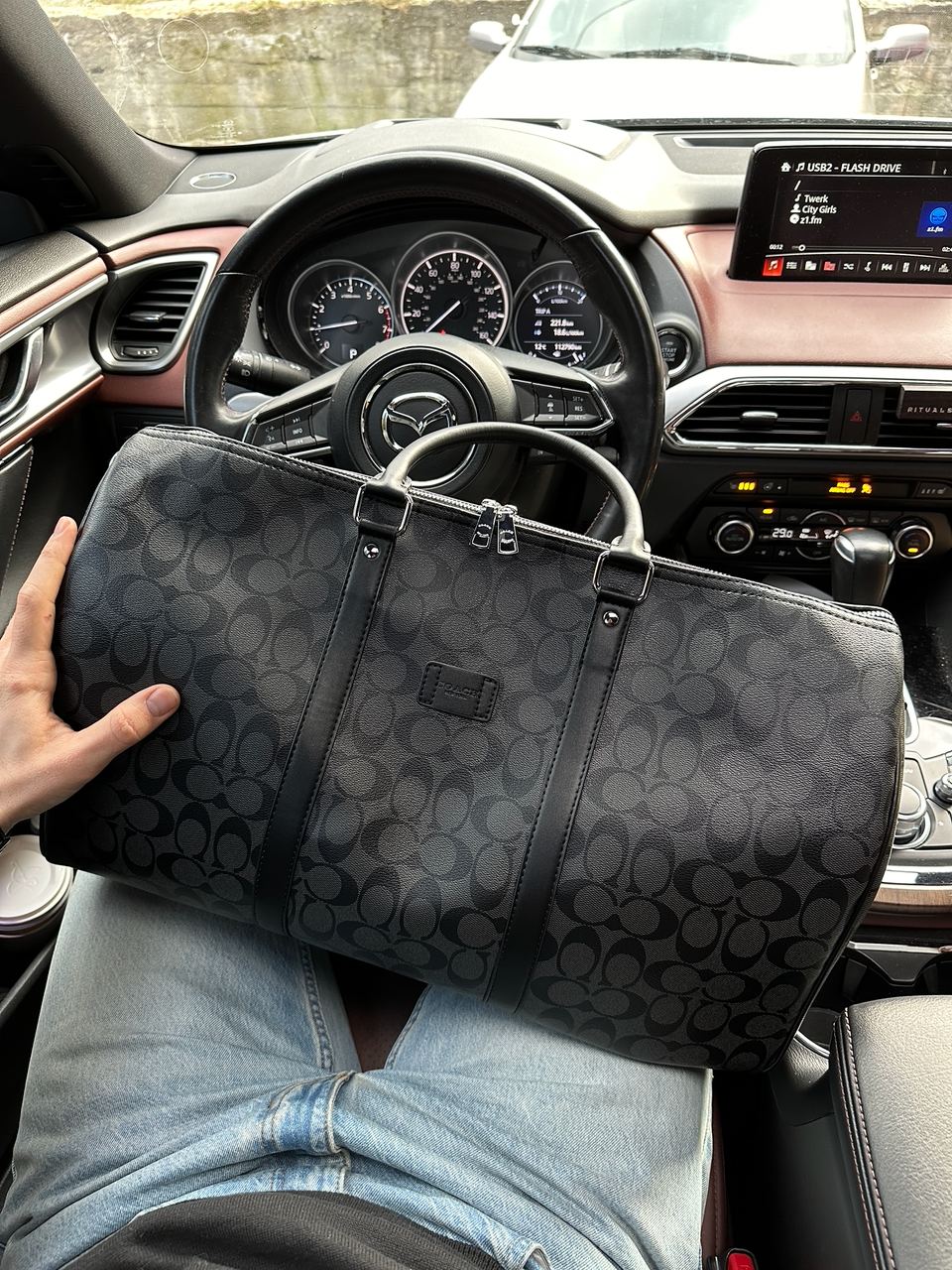 Coach 52 In Signature Canvas Grey - 3