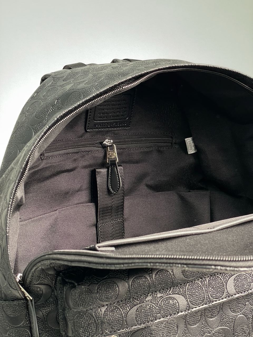 Coach Academy Crossbody Signature Leather Black - 9