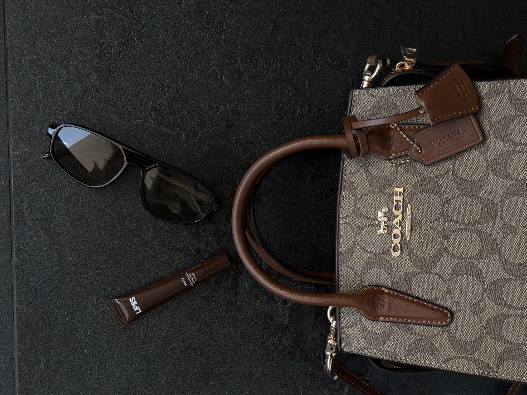 Coach Andrea Carryall In Signature Canvas Brown/Beige [оригінальн - 6
