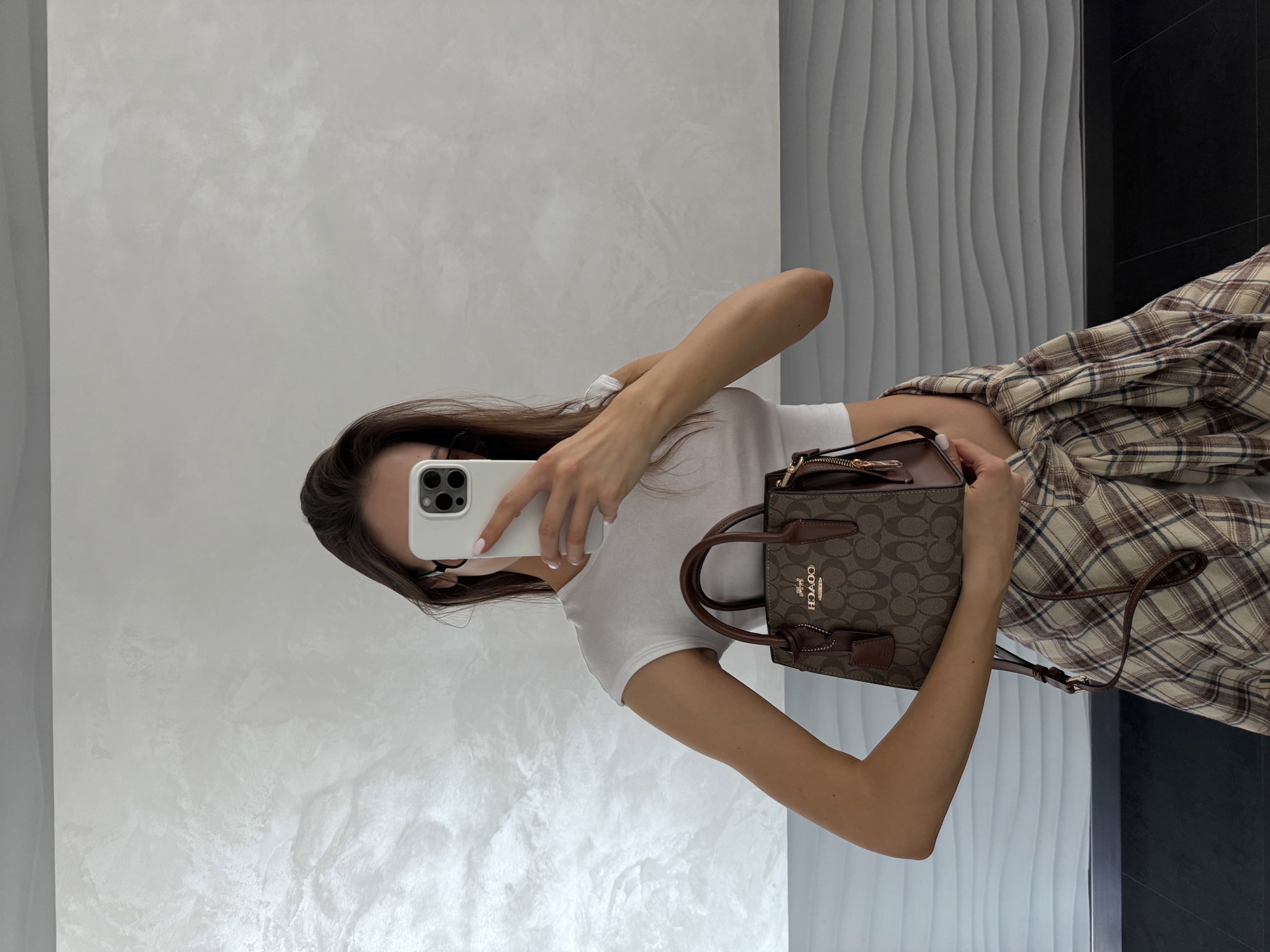 Coach Andrea Carryall In Signature Canvas Brown/Beige [оригінальн - 11