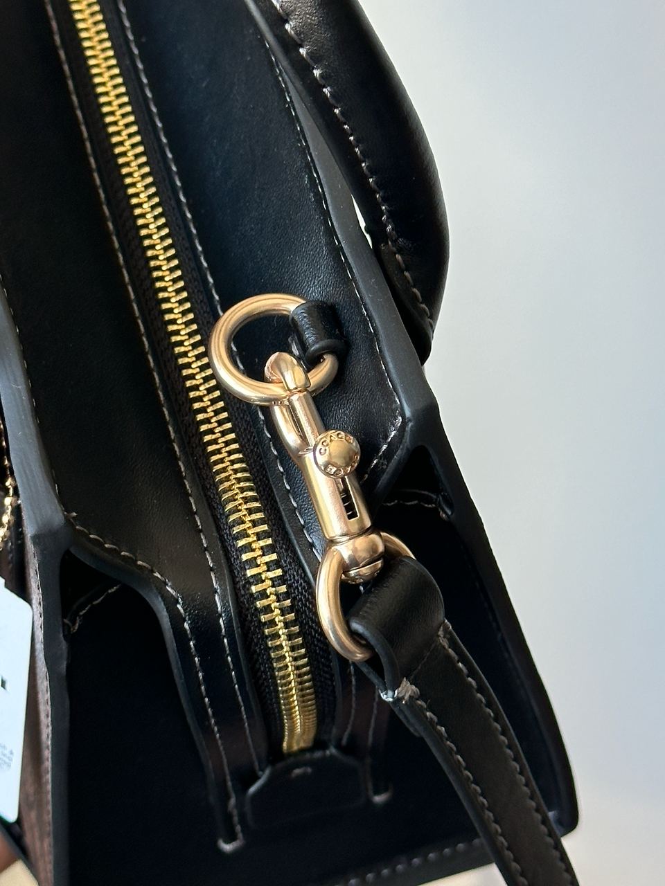 Coach Andrea Carryall In Signature Canvas Brown Black - 11