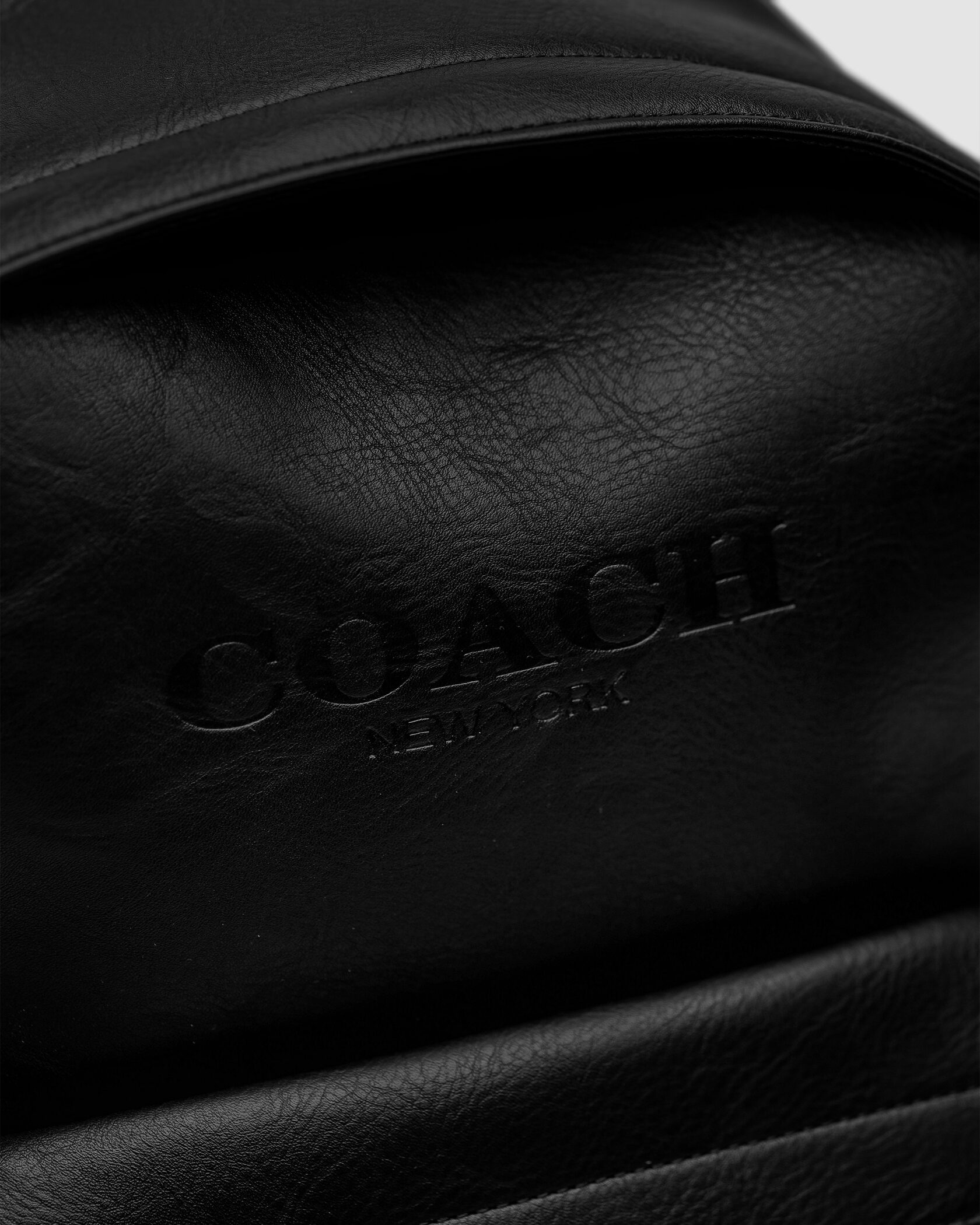Coach Backpack Black Smooth Skin - 2