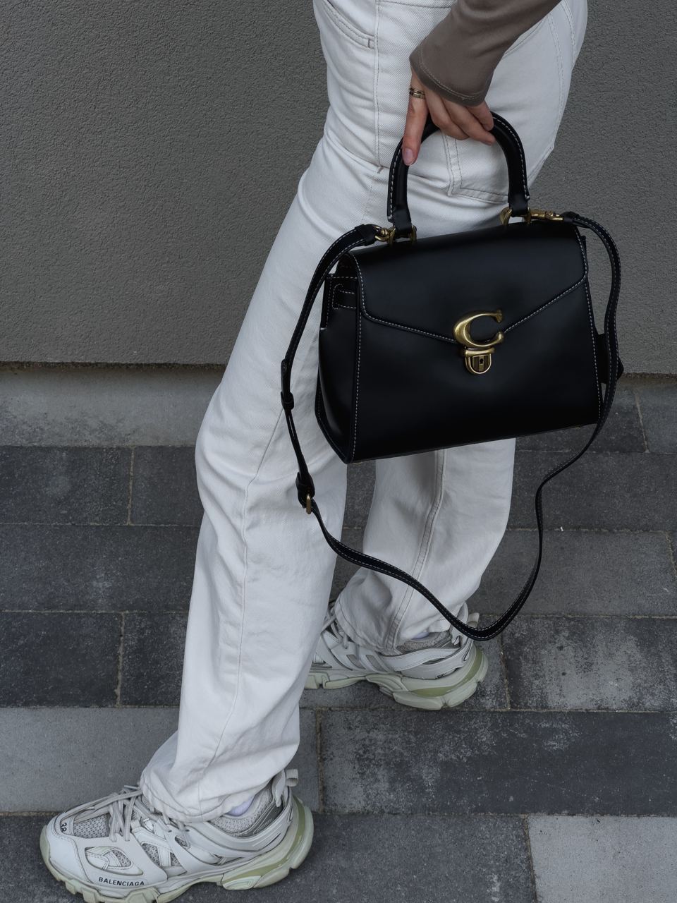 Coach Bandit Top Handle Bag 20 in Smooth Leather - 5