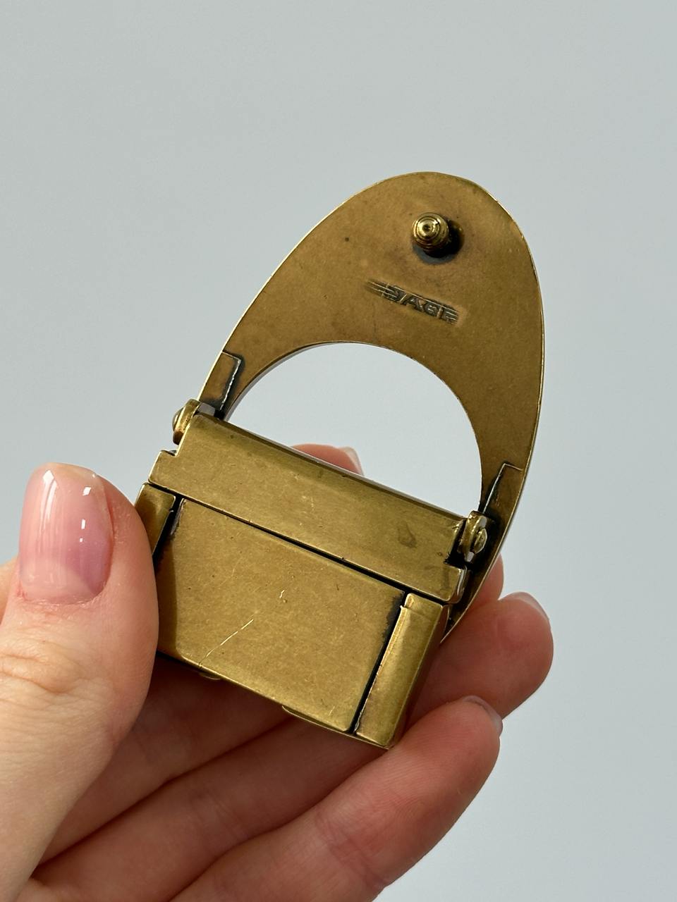 Coach Belt Kit Brown Canvas/Gold Fittings - 16