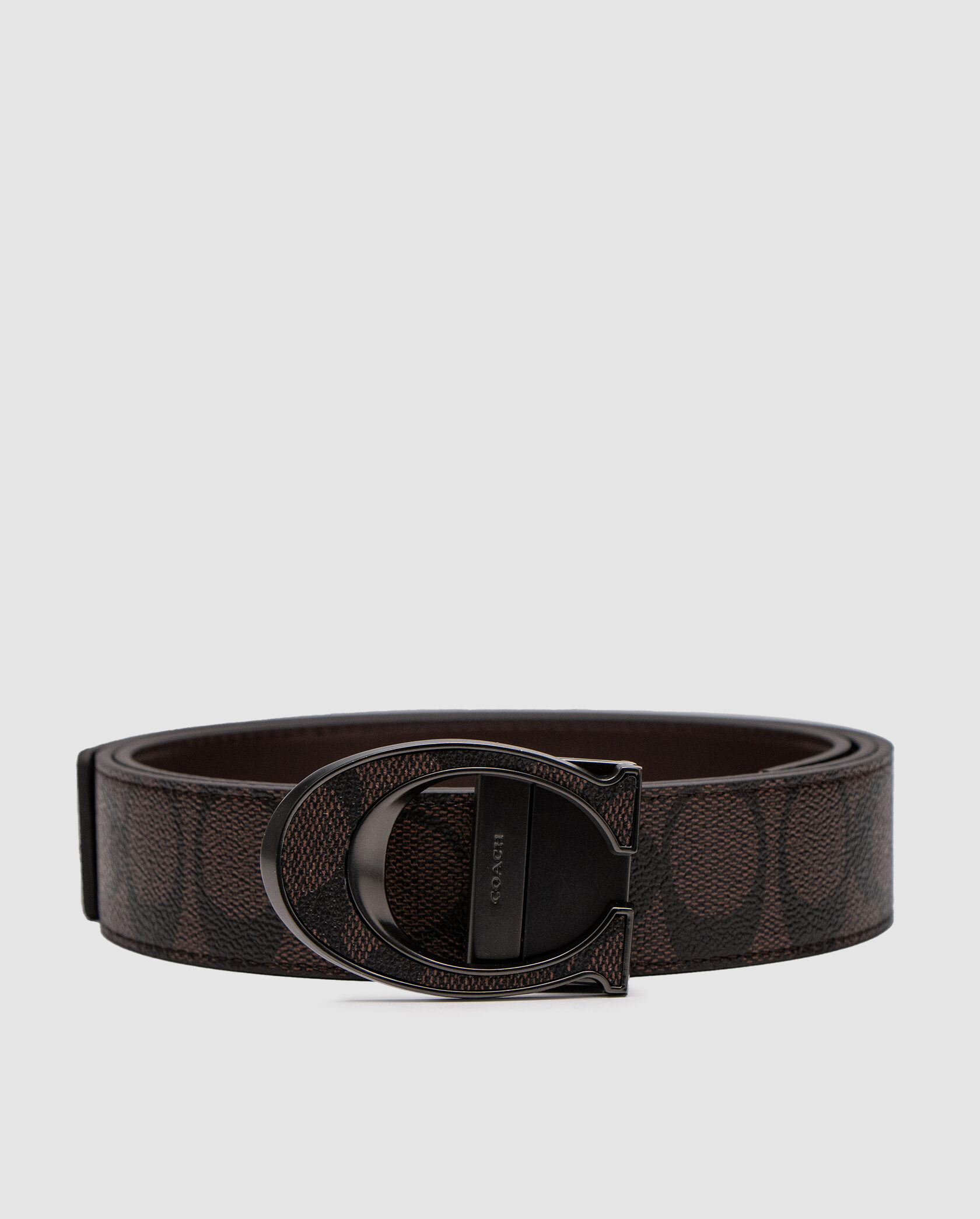 Coach Belt Kit Brown Canvas/Gold Fittings - 2