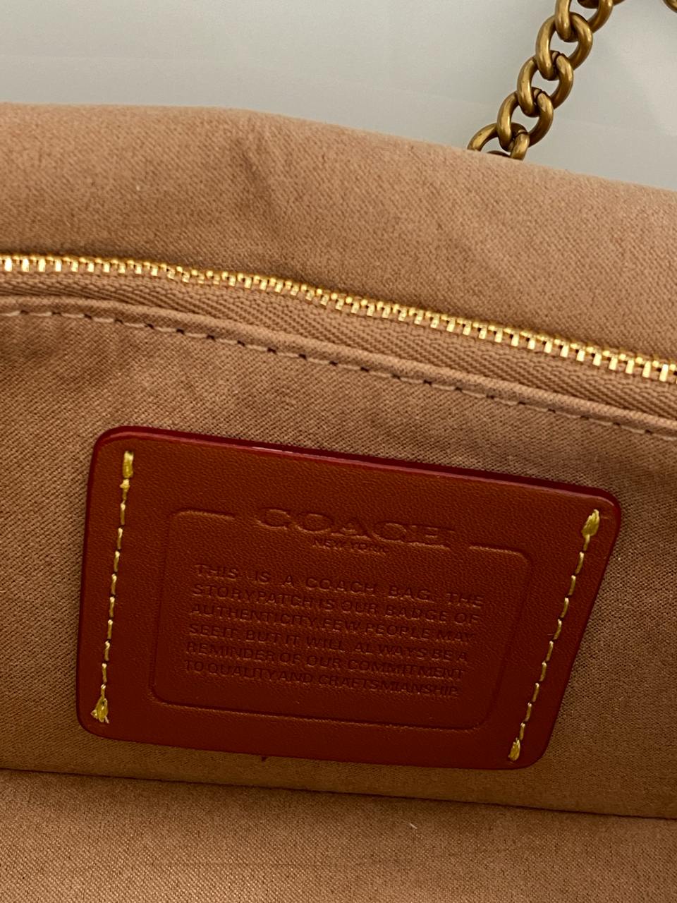 Coach Brook Flap Chain Bag Black\Gold - 16