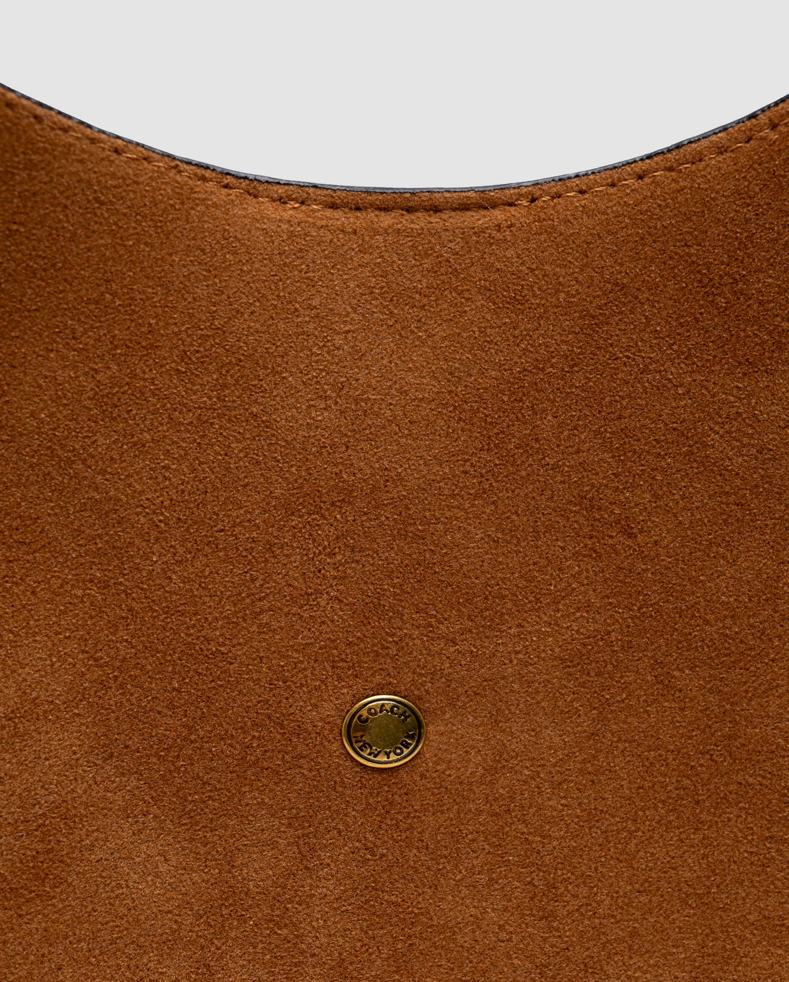 Coach Brooklyn Shoulder Bag 28 Honey Brown/Suede - 4