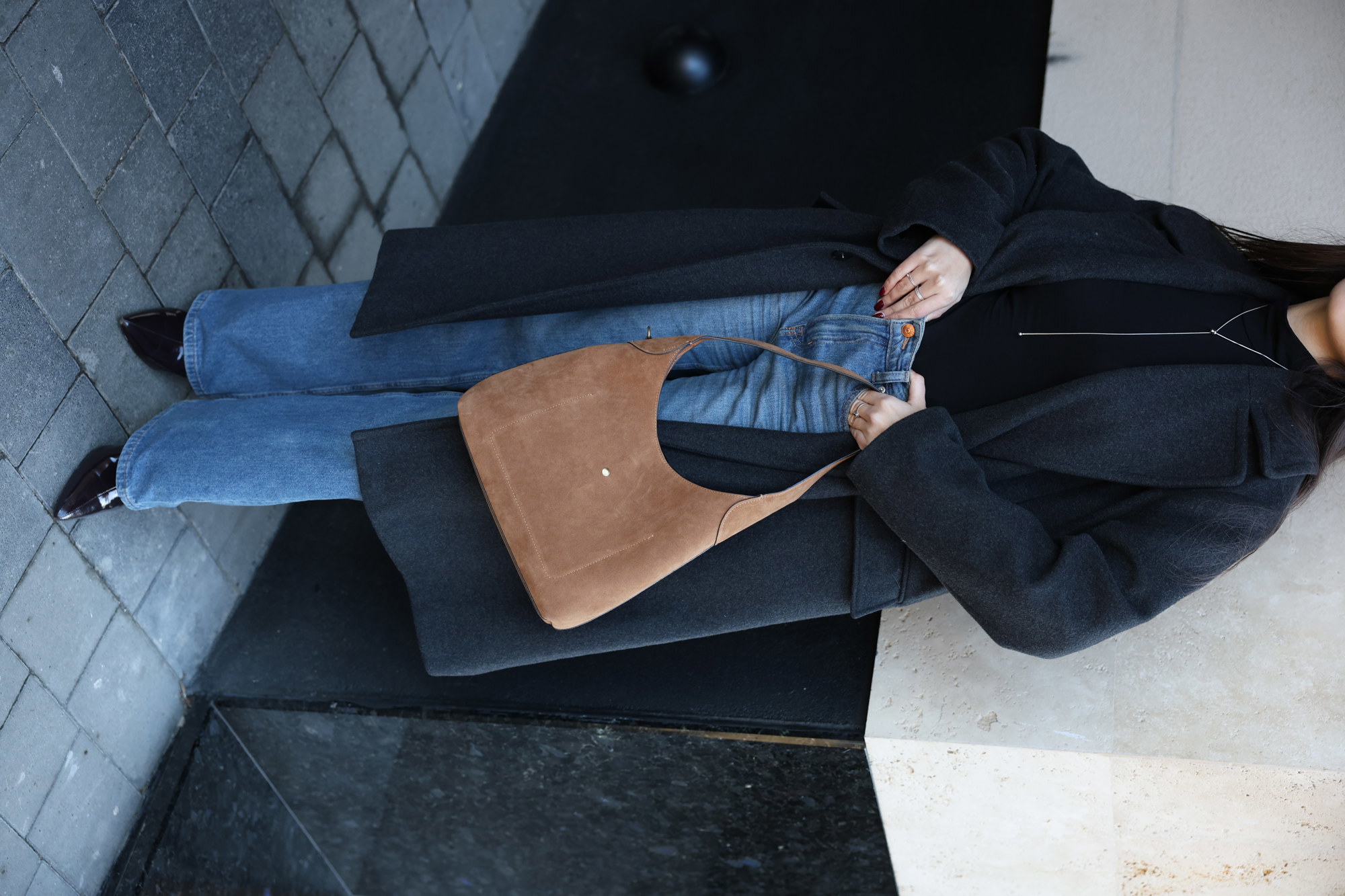 Coach Brooklyn Shoulder Bag 28 Honey Brown/Suede - 15