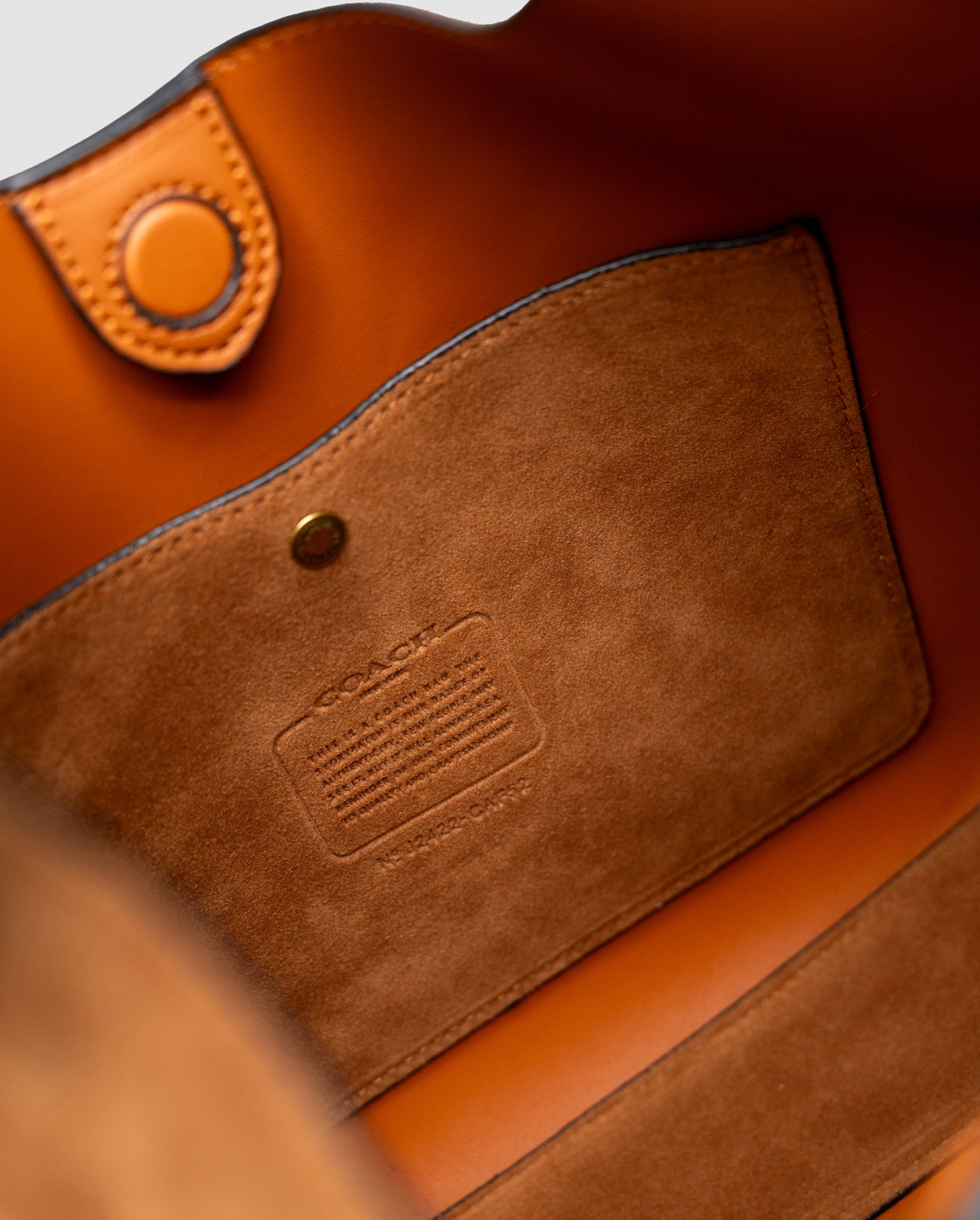Coach Brooklyn Shoulder Bag 28 Honey Brown/Suede - 3