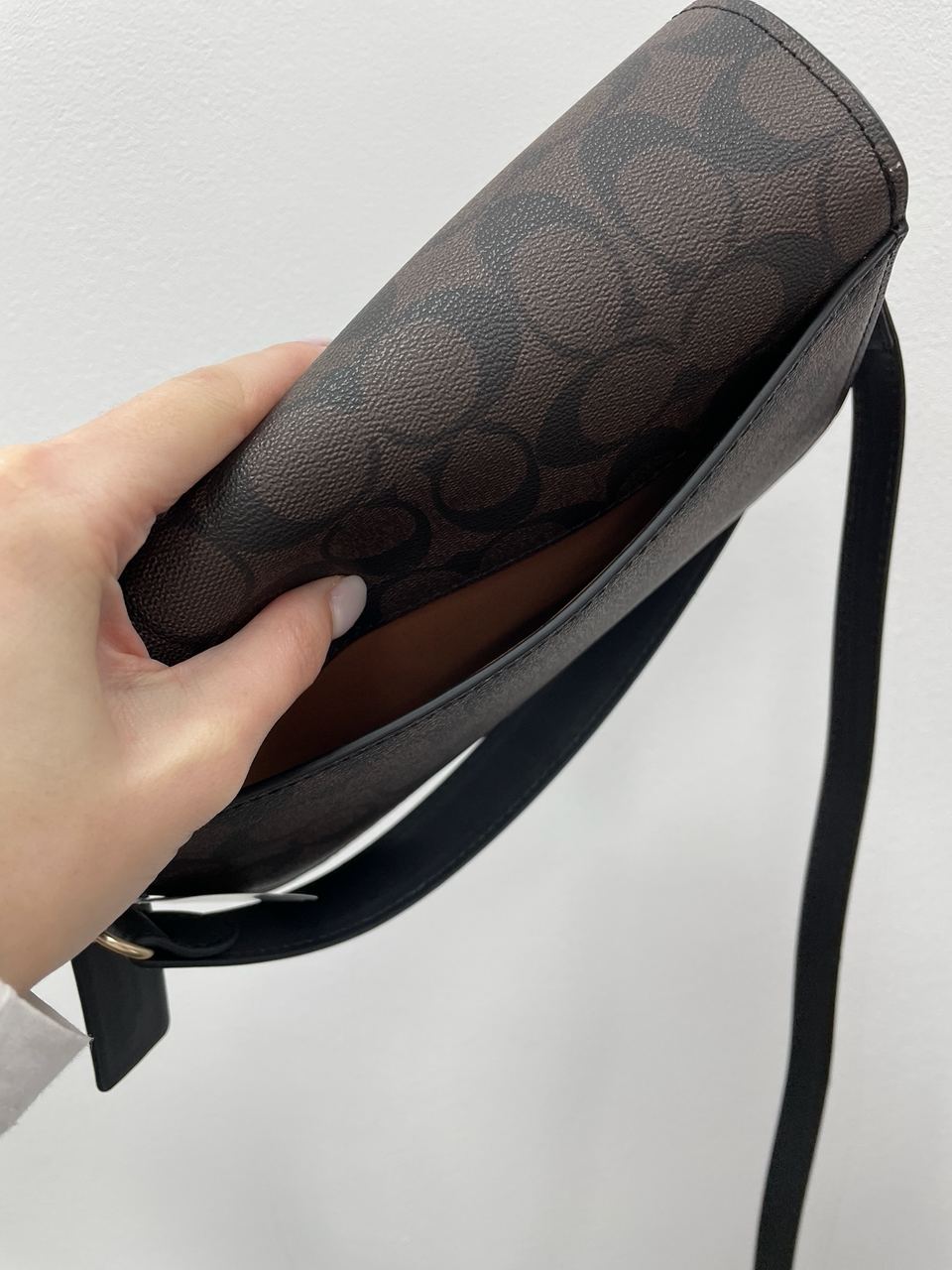 Coach Brynn Flap Crossbody In Signature Canvas Brown - 12