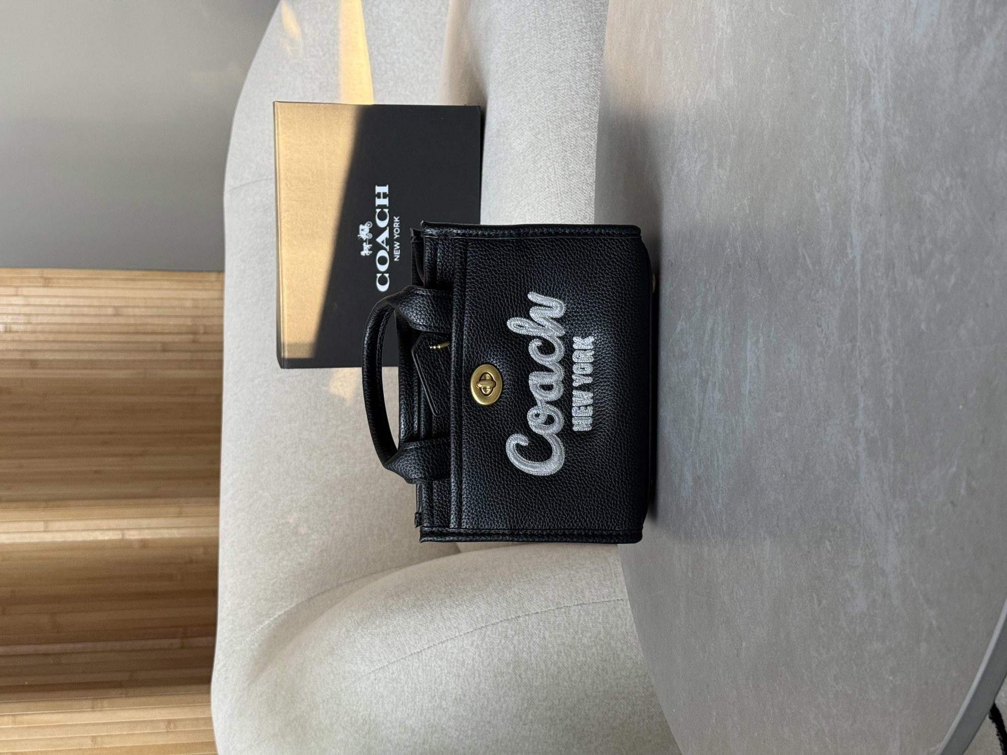 Coach Cargo Tote Bag 20 Black - 13