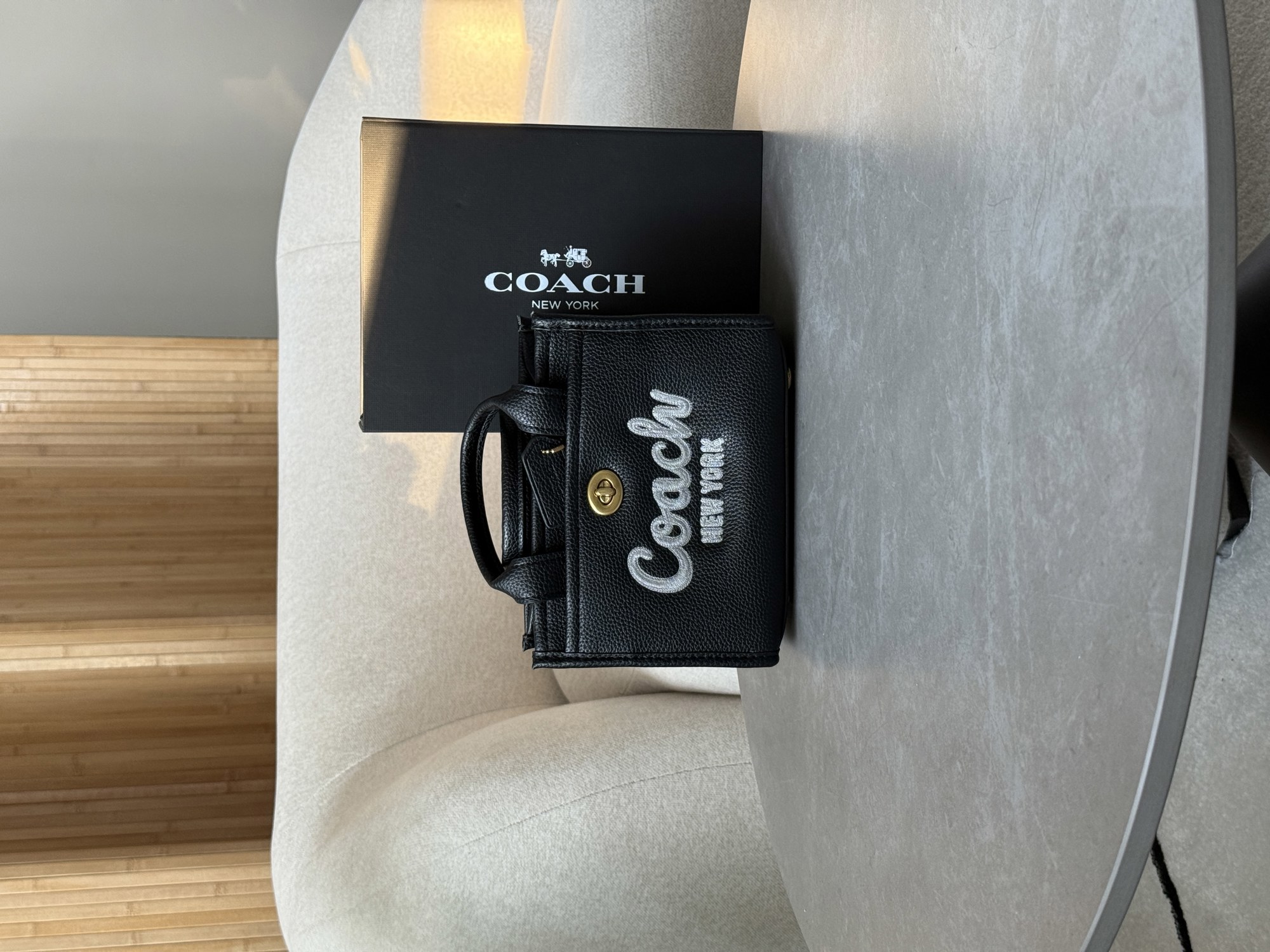 Coach Cargo Tote Bag 20 Black - 12