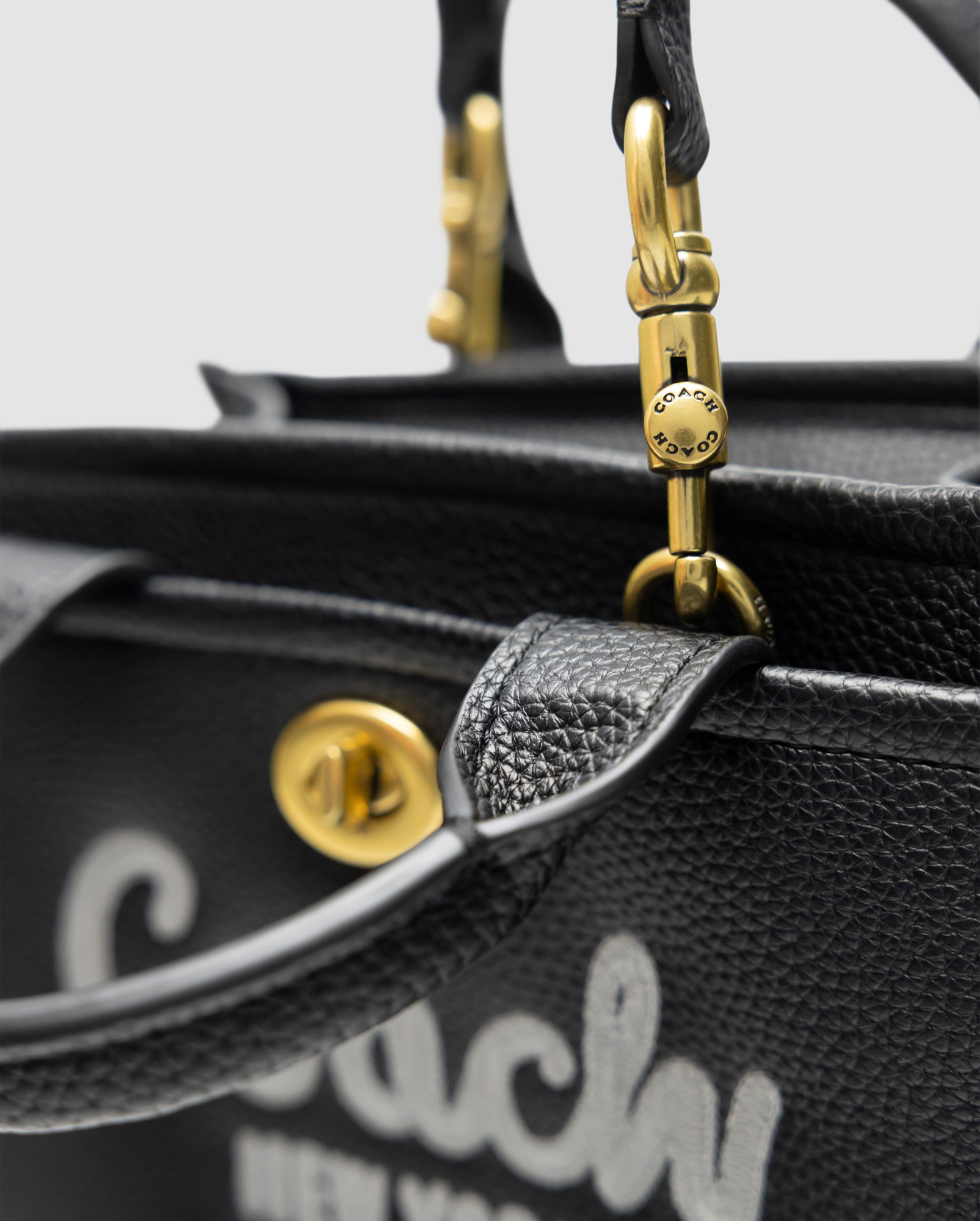 Coach Cargo Tote Bag 20 Black - 5