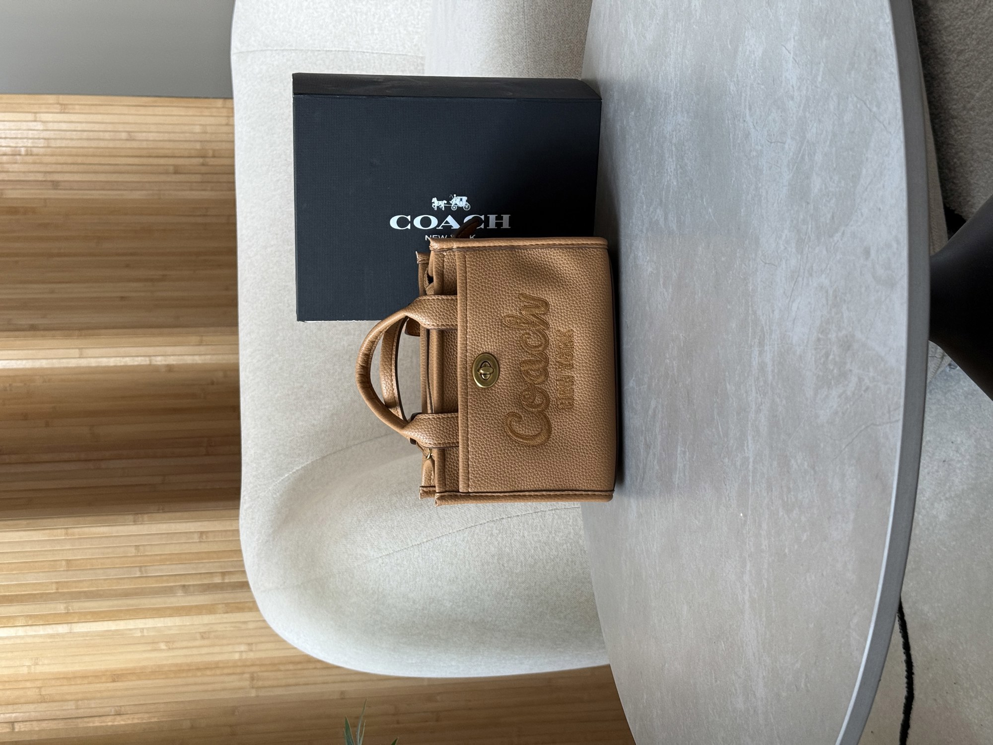 Coach Cargo Tote Bag 20 Brown - 11