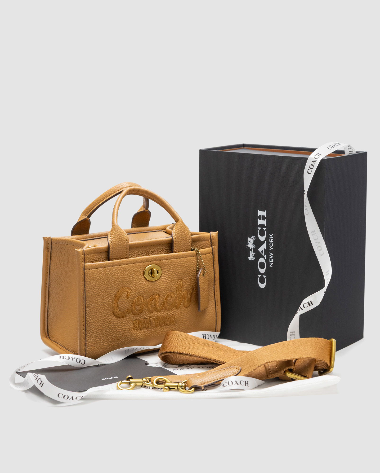 Coach Cargo Tote Bag 20 Brown - 8