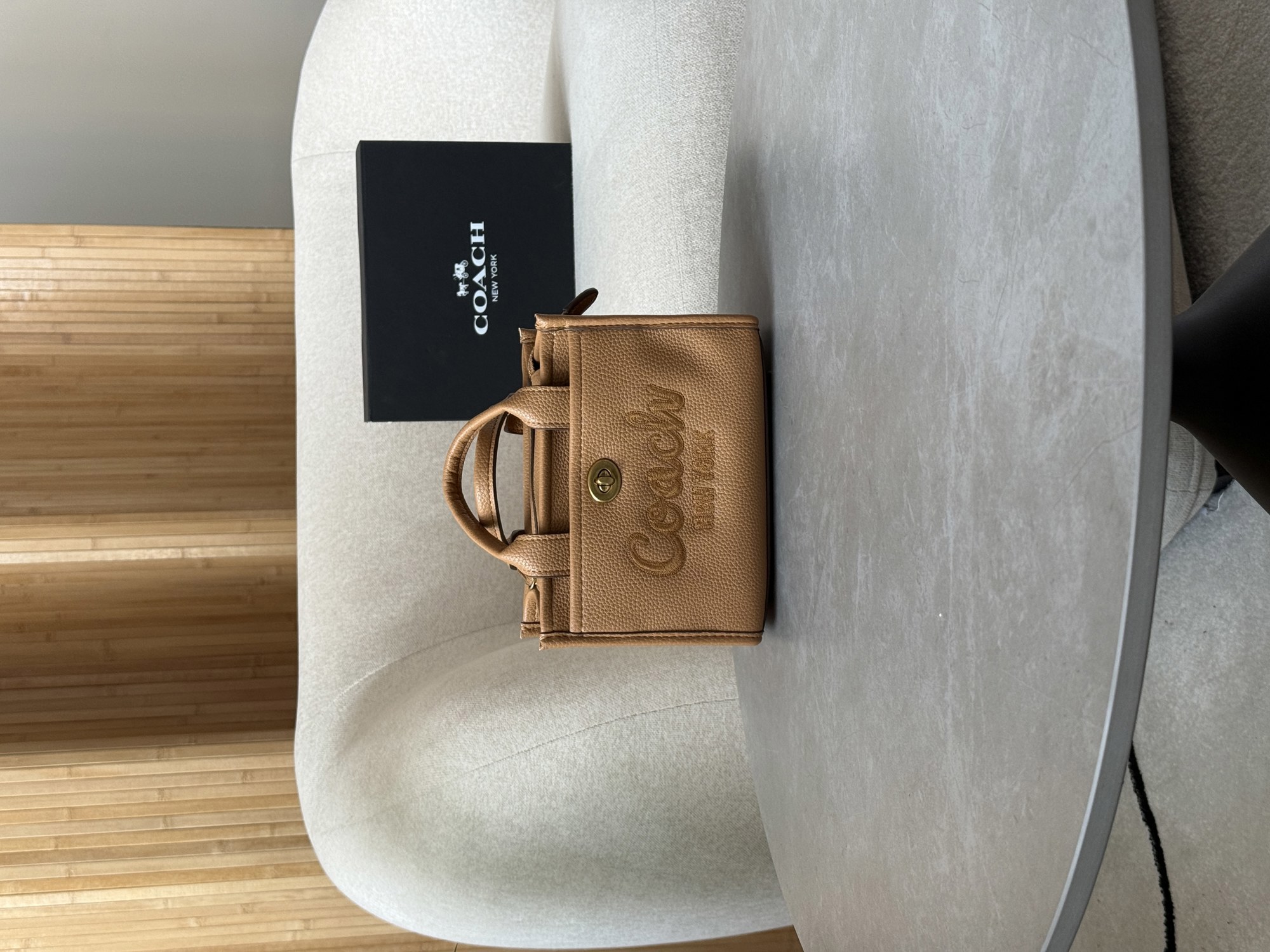Coach Cargo Tote Bag 20 Brown - 12