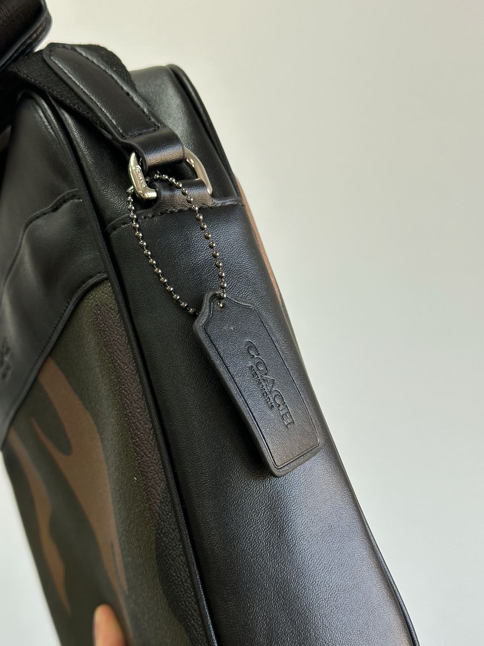 Coach Charles Camera Crossbody Messenger Bag Camo - 9