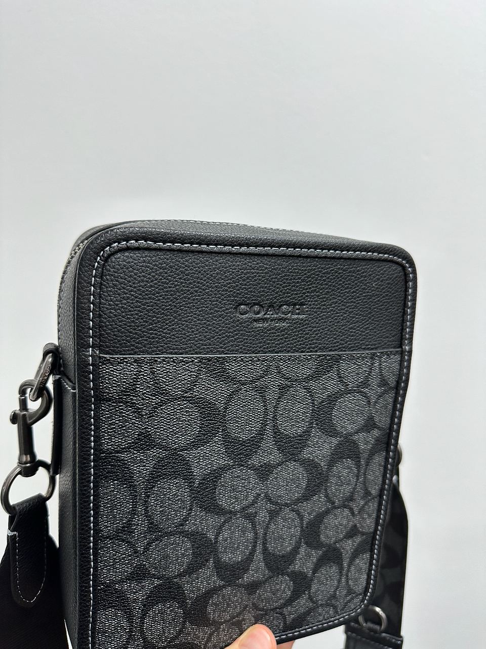 Coach Charter Crossbody 24 In Signature Canvas Grey - 11
